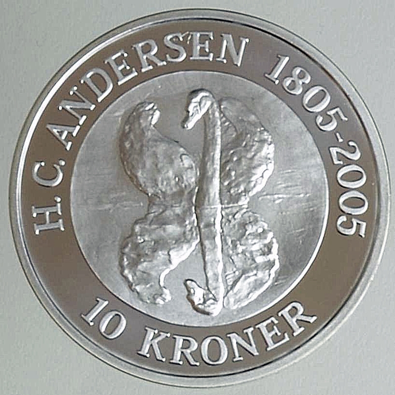 10-kroner - H.C. Andersen 200 år - "Den grimme ælling"