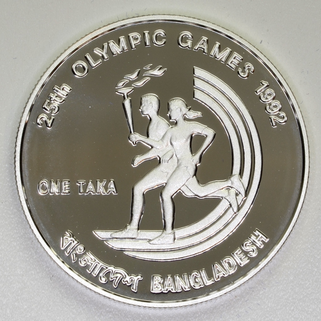 Olympic Games 1992 - Bangladesch - 1 Taka
