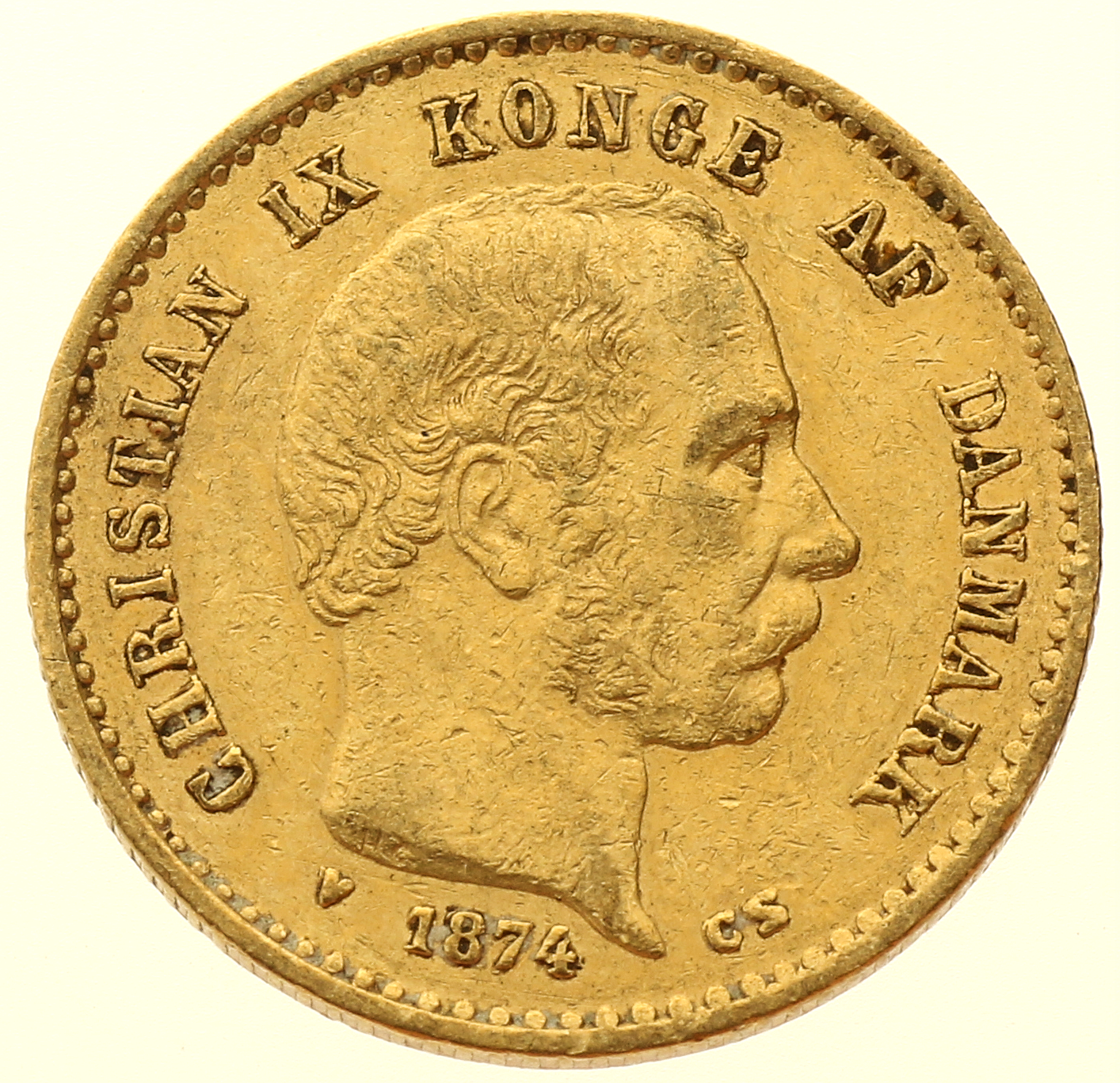 Denmark - 10 kroner - 1874 - Christian IX