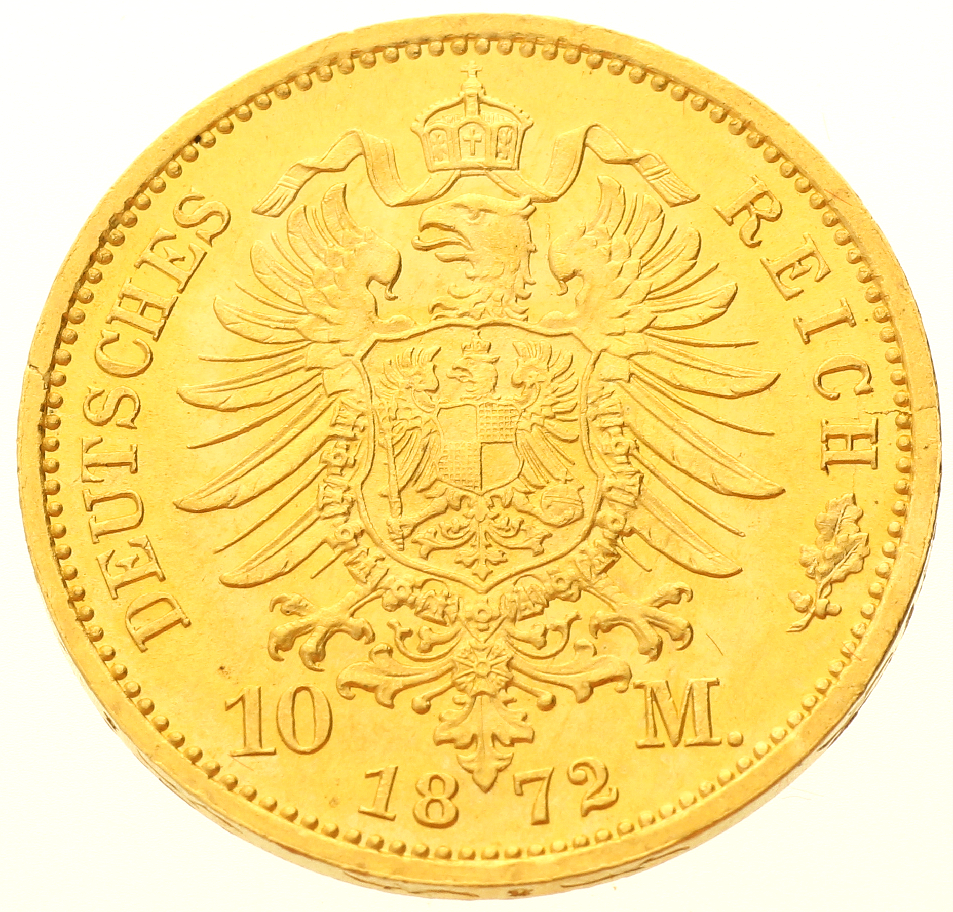 Germany - Prussia - 10 mark - 1872 - A - Wilhelm I 