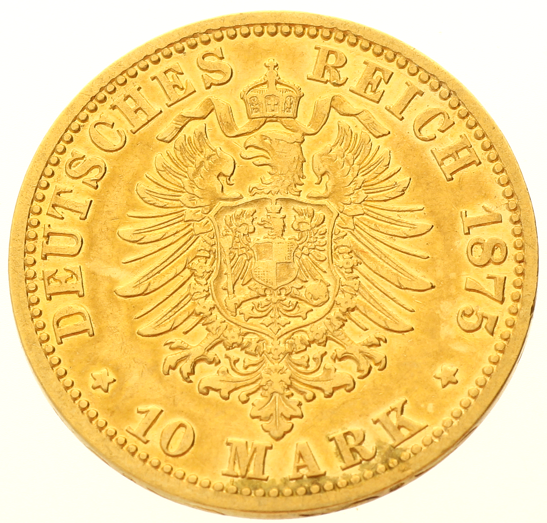 Germany - 10 mark - 1875 - A - Wilhelm I