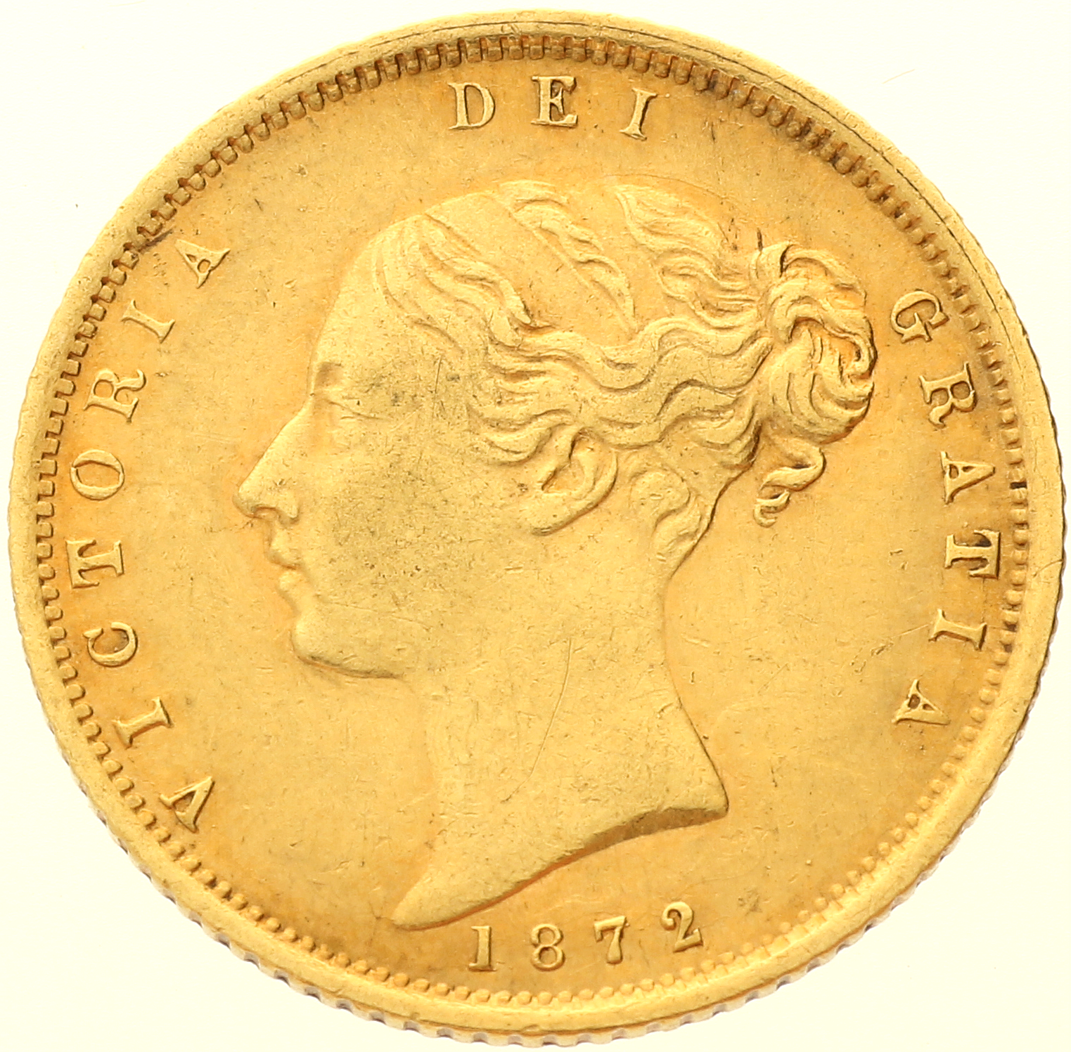 Great Britain - 1/2 Sovereign - 1872 - Victoria