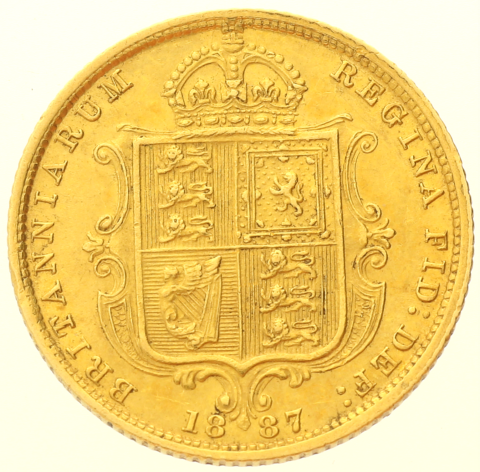 Great Britain - 1/2 Sovereign - 1887 - Victoria