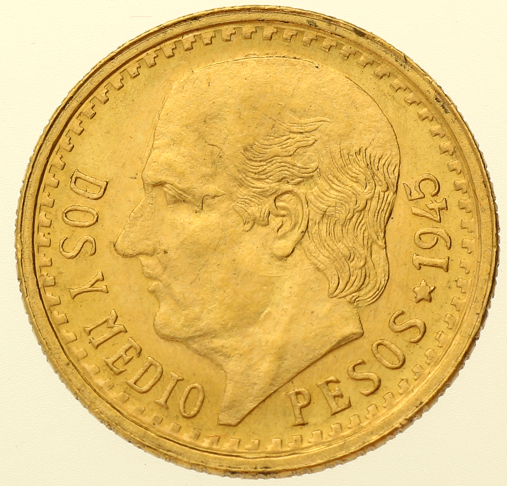 2.5 Pesos - Mexico - 1945 (Restrike)
