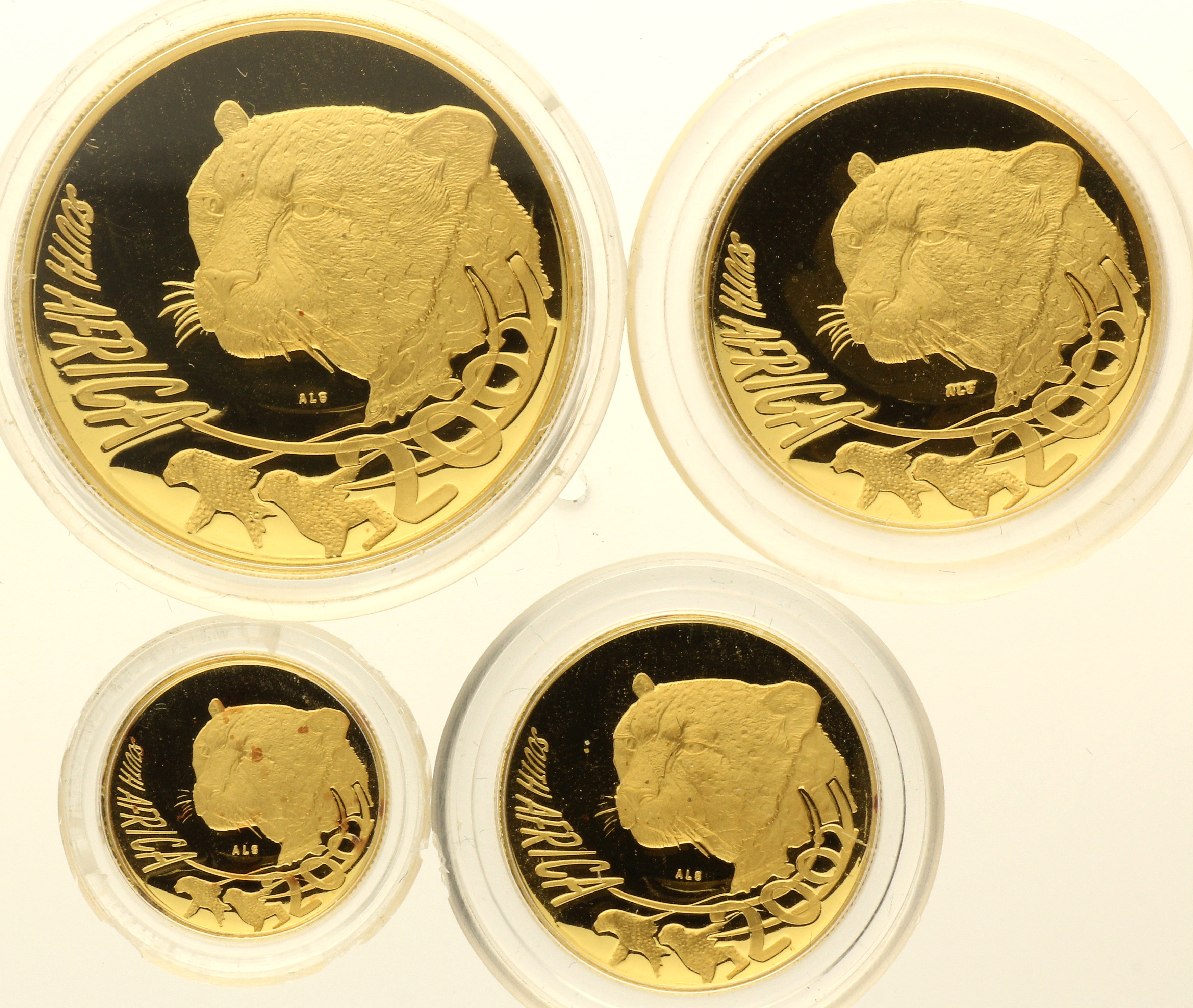 South Africa - 10-100 rand - 2002 - Prestige Natura Set - 4 coins