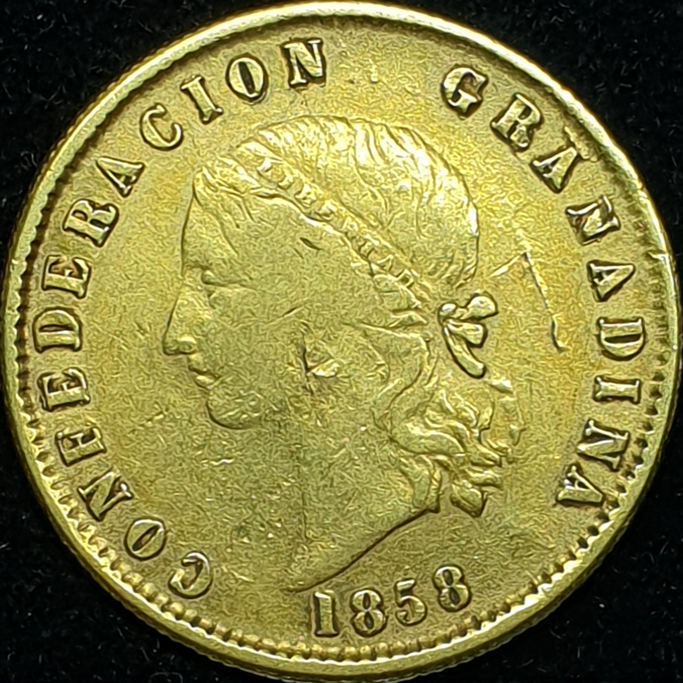 Columbia - Nueva Granada - 10 pesos - 1858