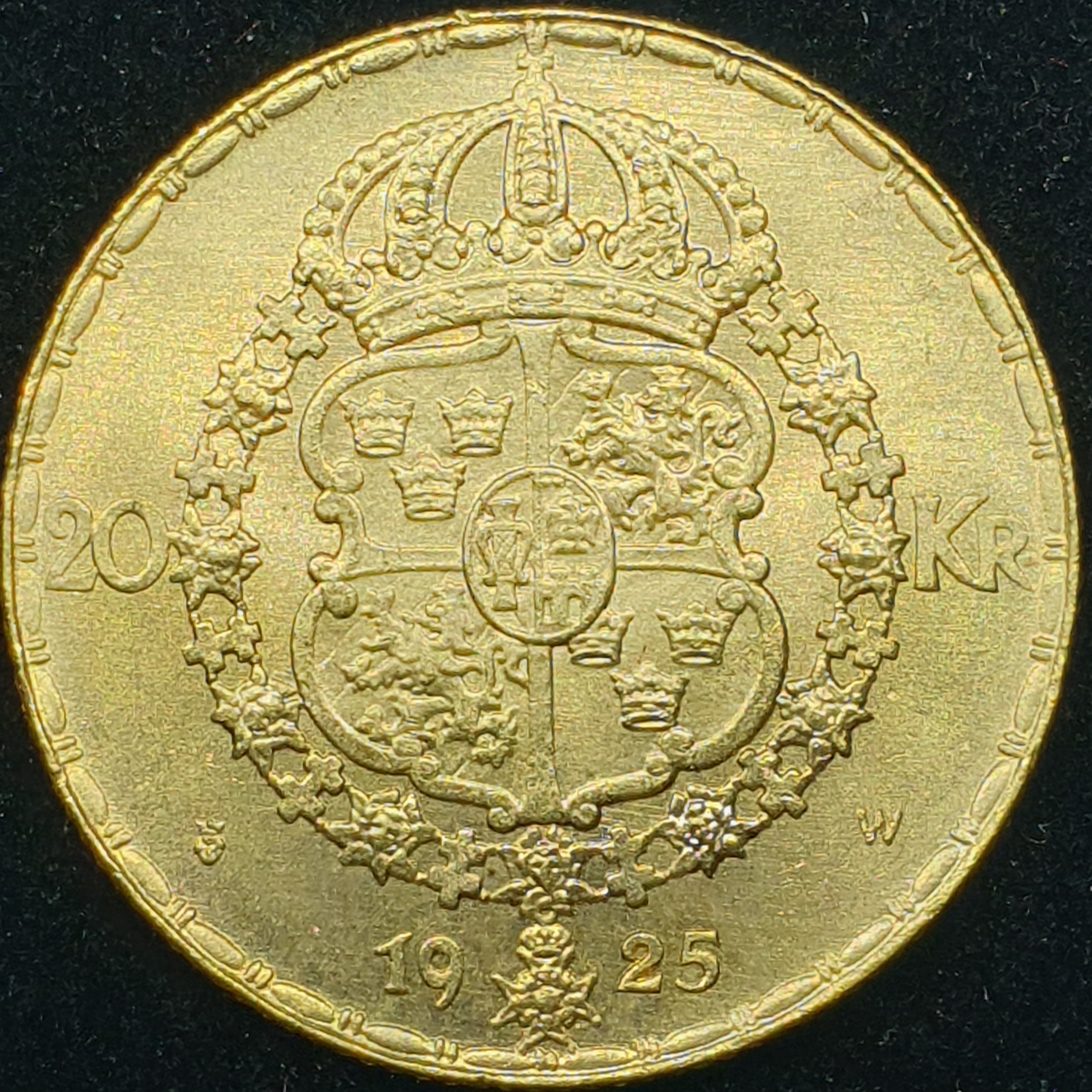 Sweden - 20 Kronor - 1925 - Gustaf V