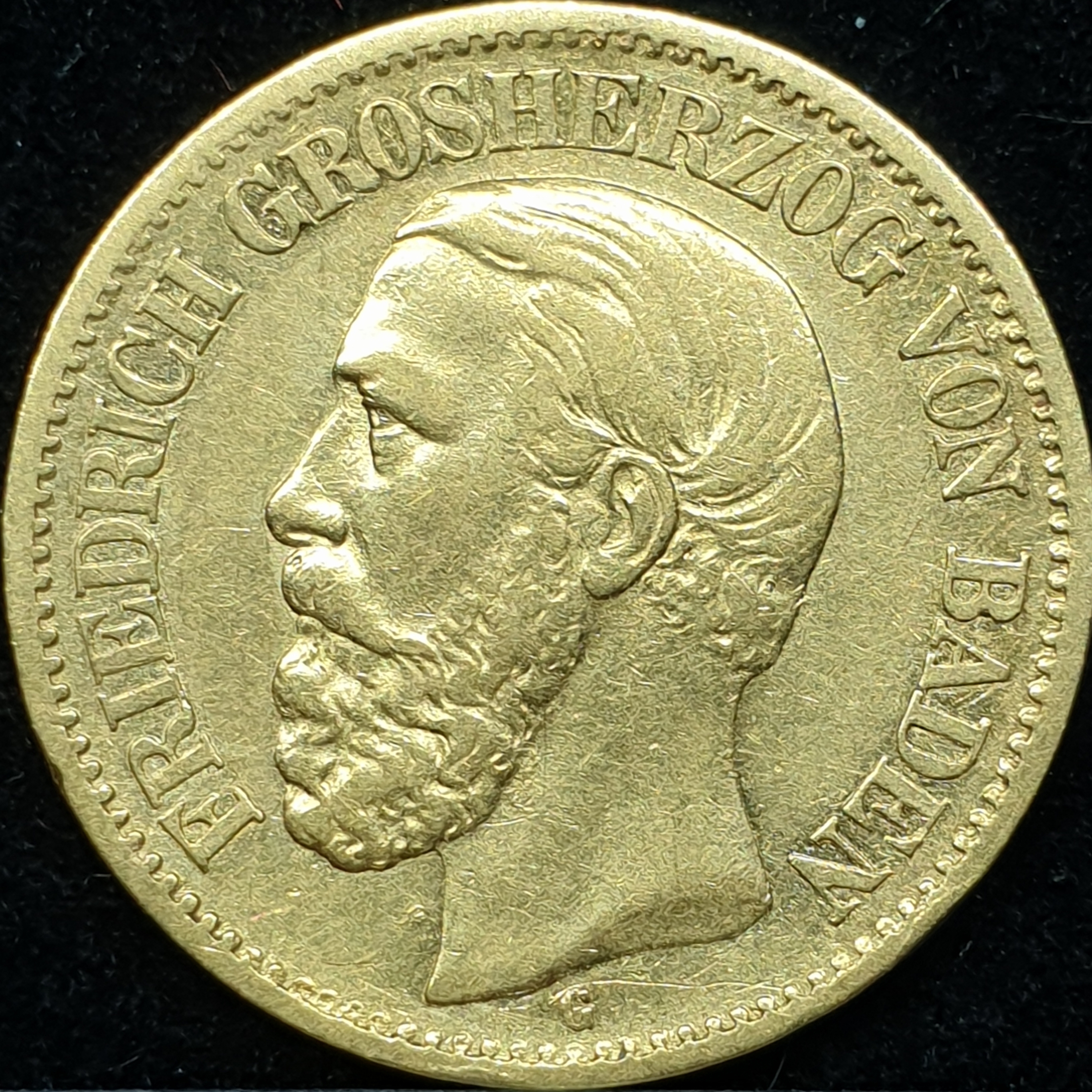 Germany - Baden - 10 mark - 1873 - 'Friedrich I'