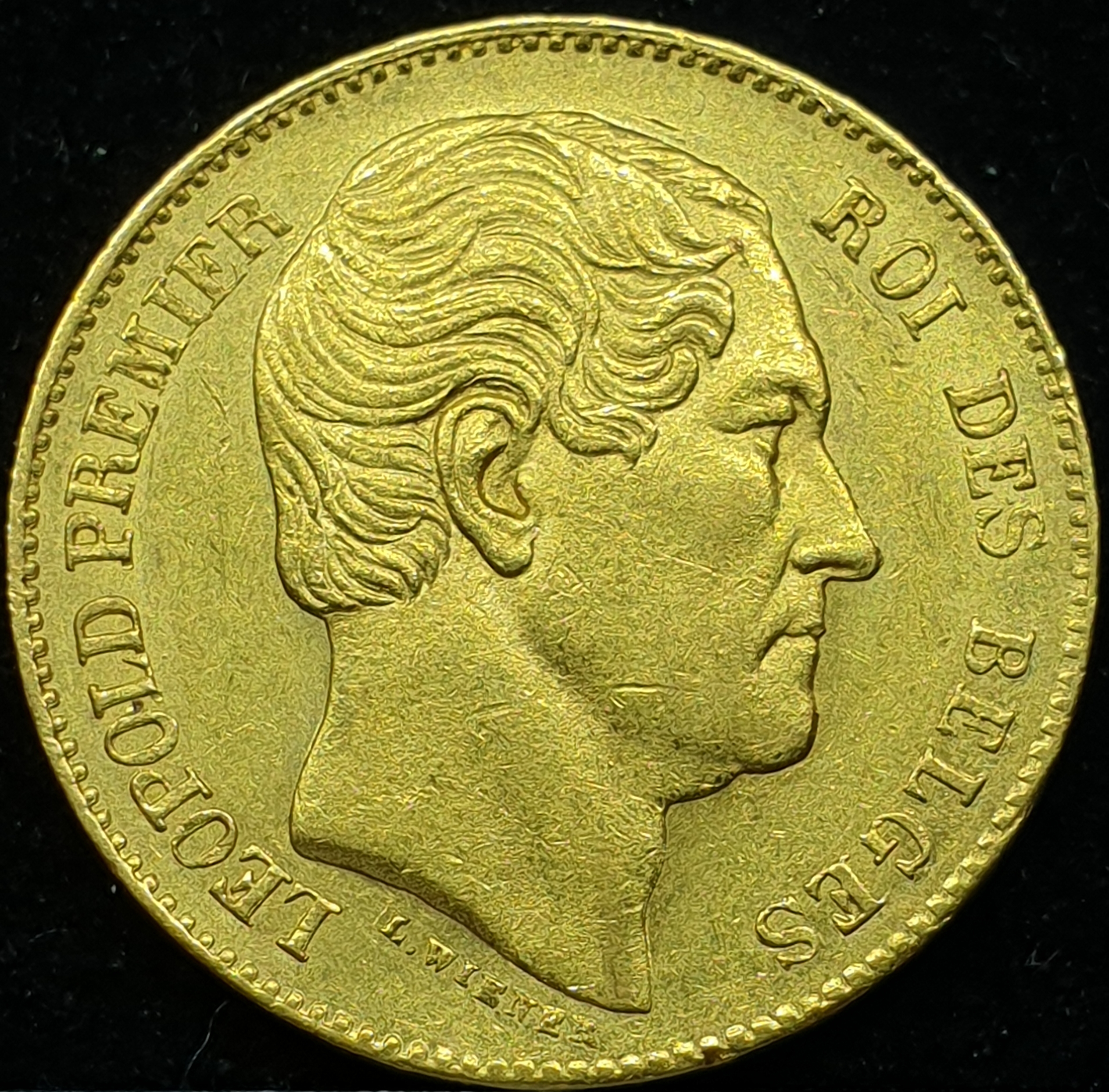 Belgium - Leopold I - 20 Francs - 1865