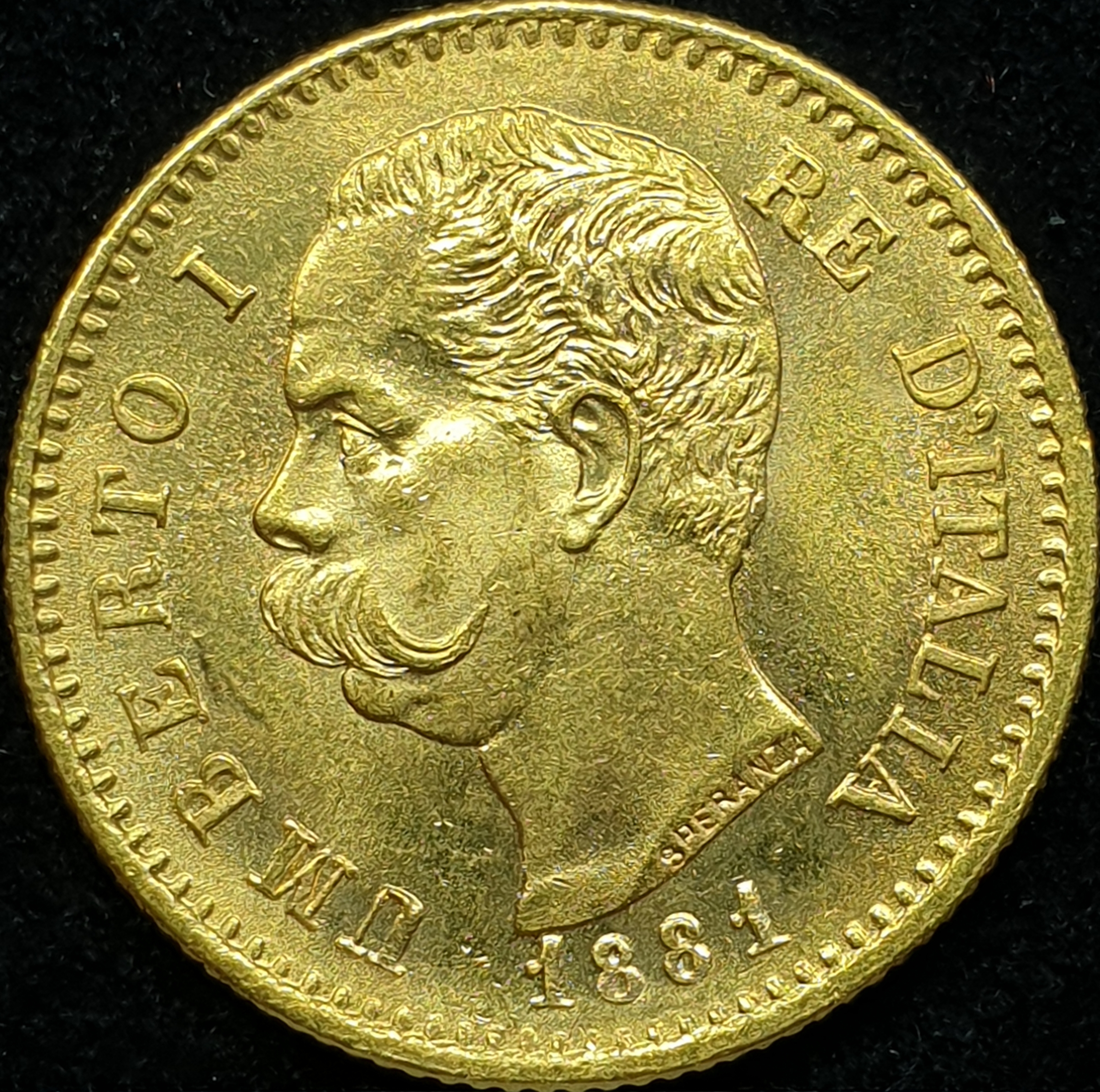 Italy - 20 Lire - 1881 - Umberto I 
