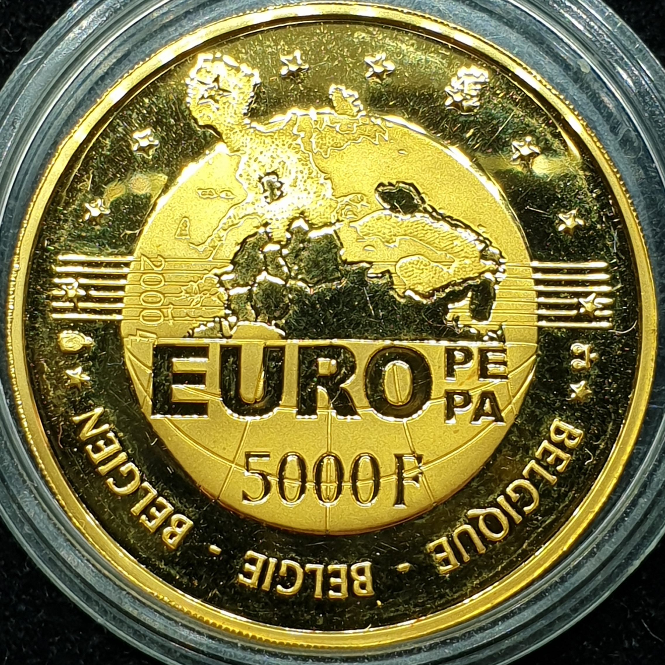 Belgium - 5000 francs - 2000 - 500th anniversary of birth of Charles V - 1/2oz