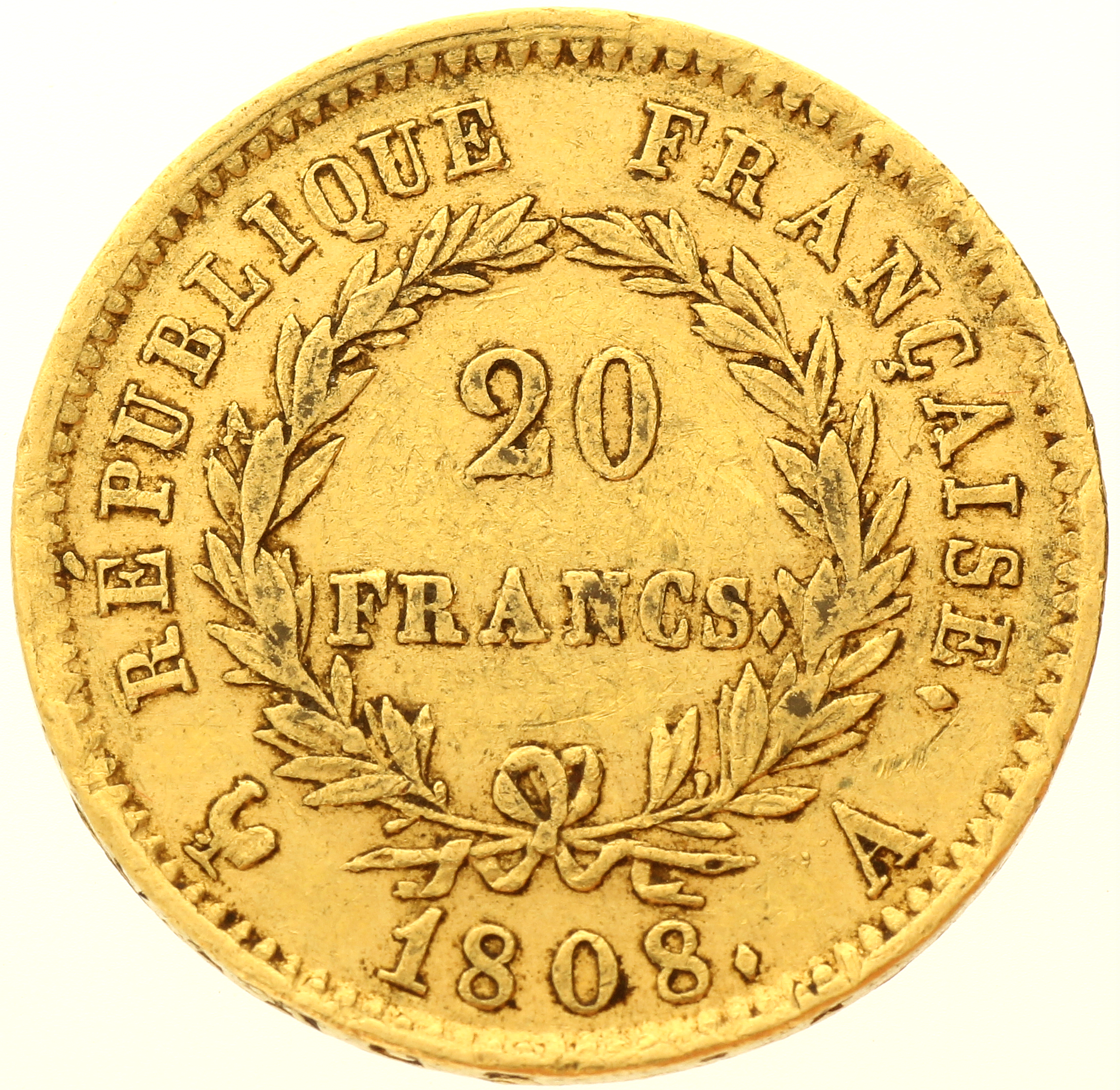 France - 20 francs - 1808 - A - Napoleon I
