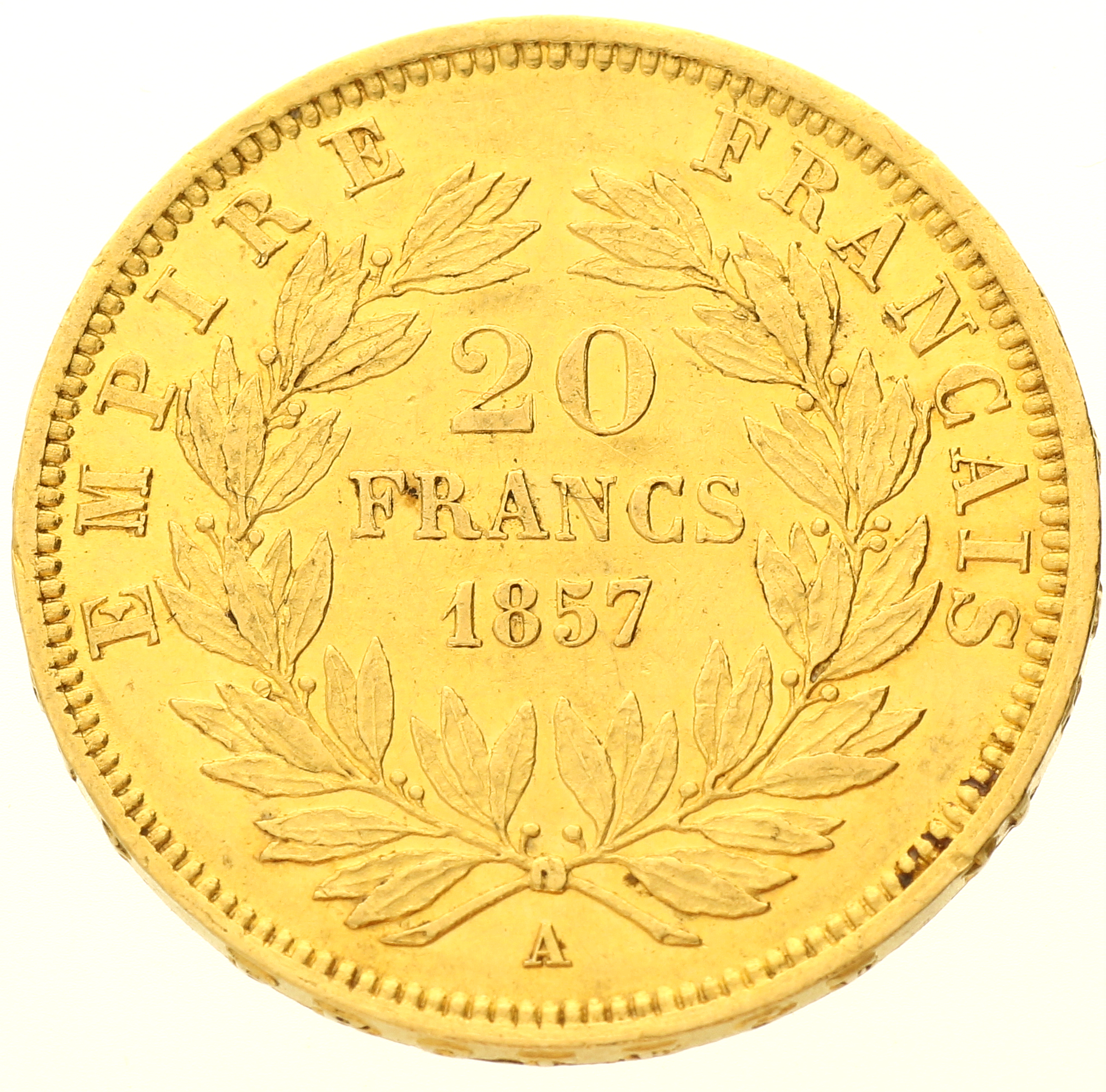France - 20 francs - 1857 - A - Napoleon III