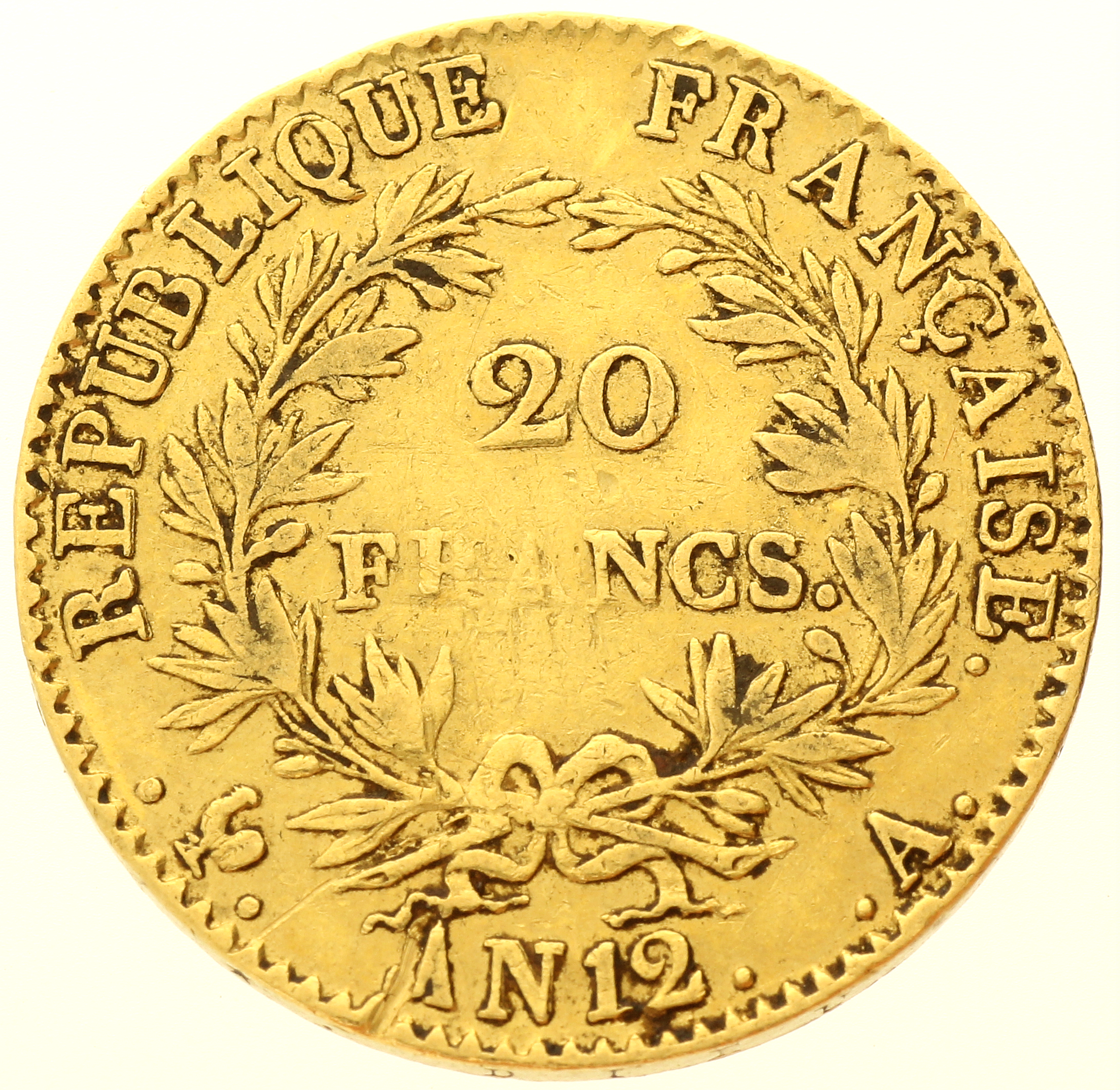 France - 20 francs - An 12 (1803) - Napoleon I 
