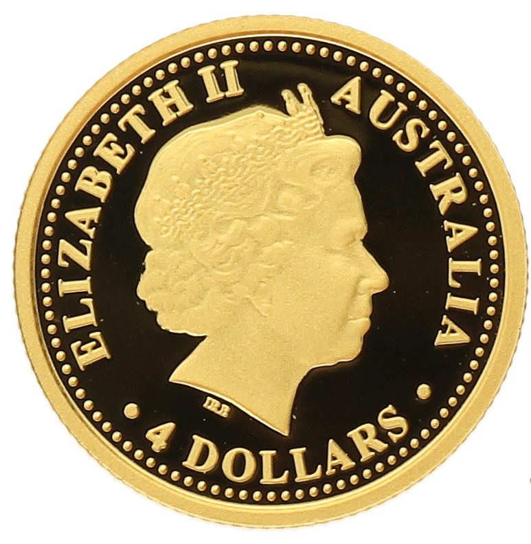 Australia - 4 dollars - 2005 - The Australian Gold Nugget - 1/25oz