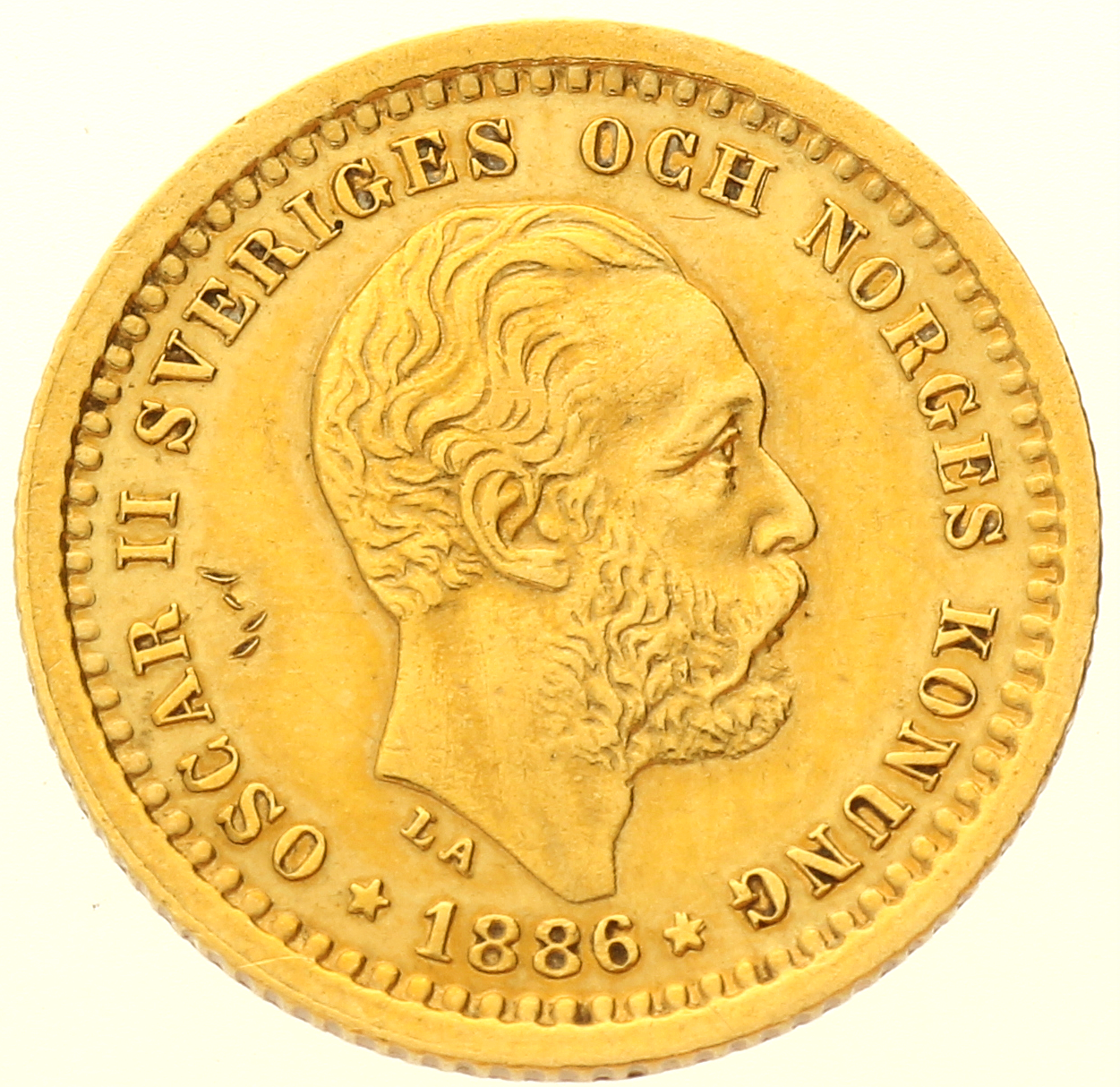 Sweden - 5 kronor - 1886 - Oscar II 