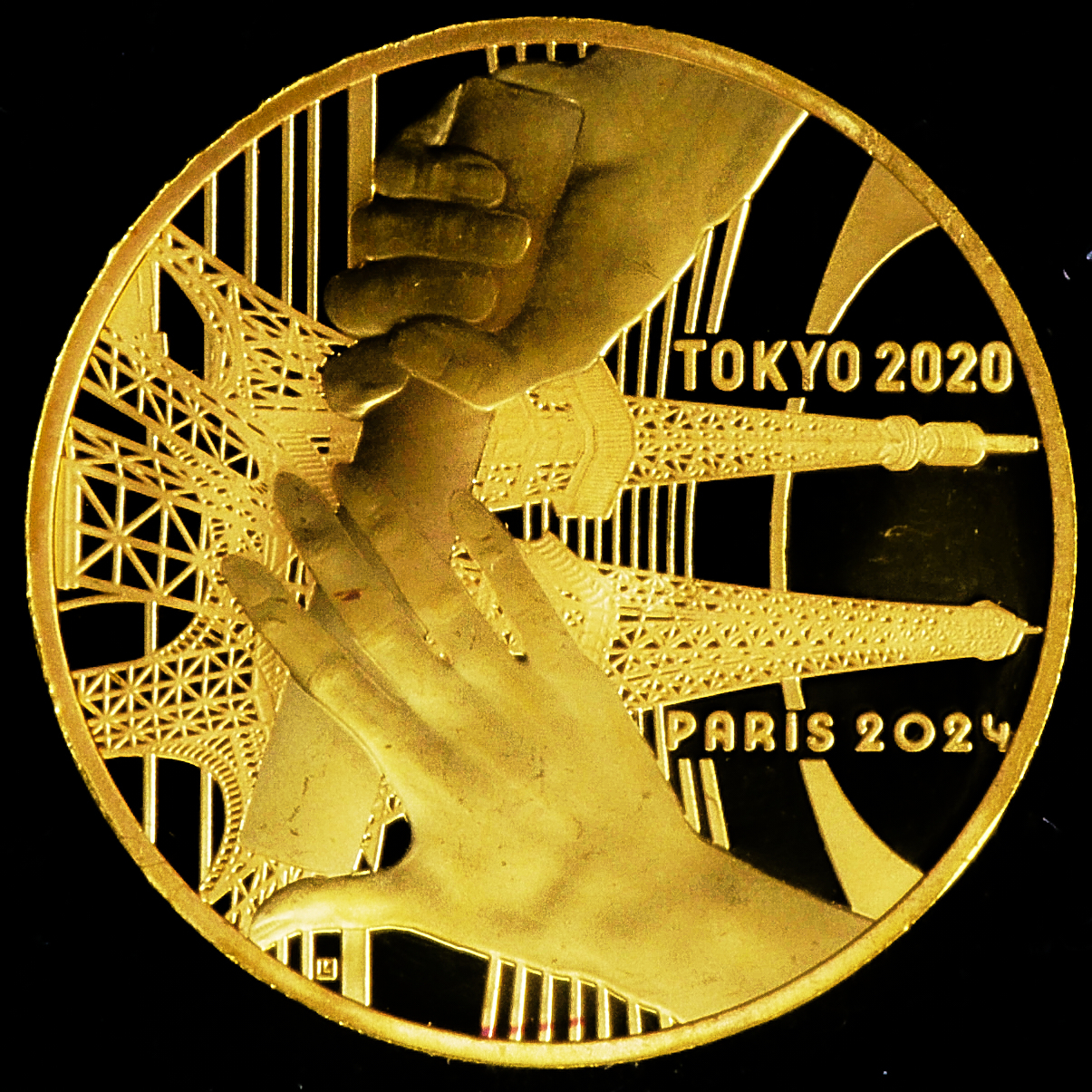 France - 50 euro - 2021 - Paris 2024 - 1/4oz