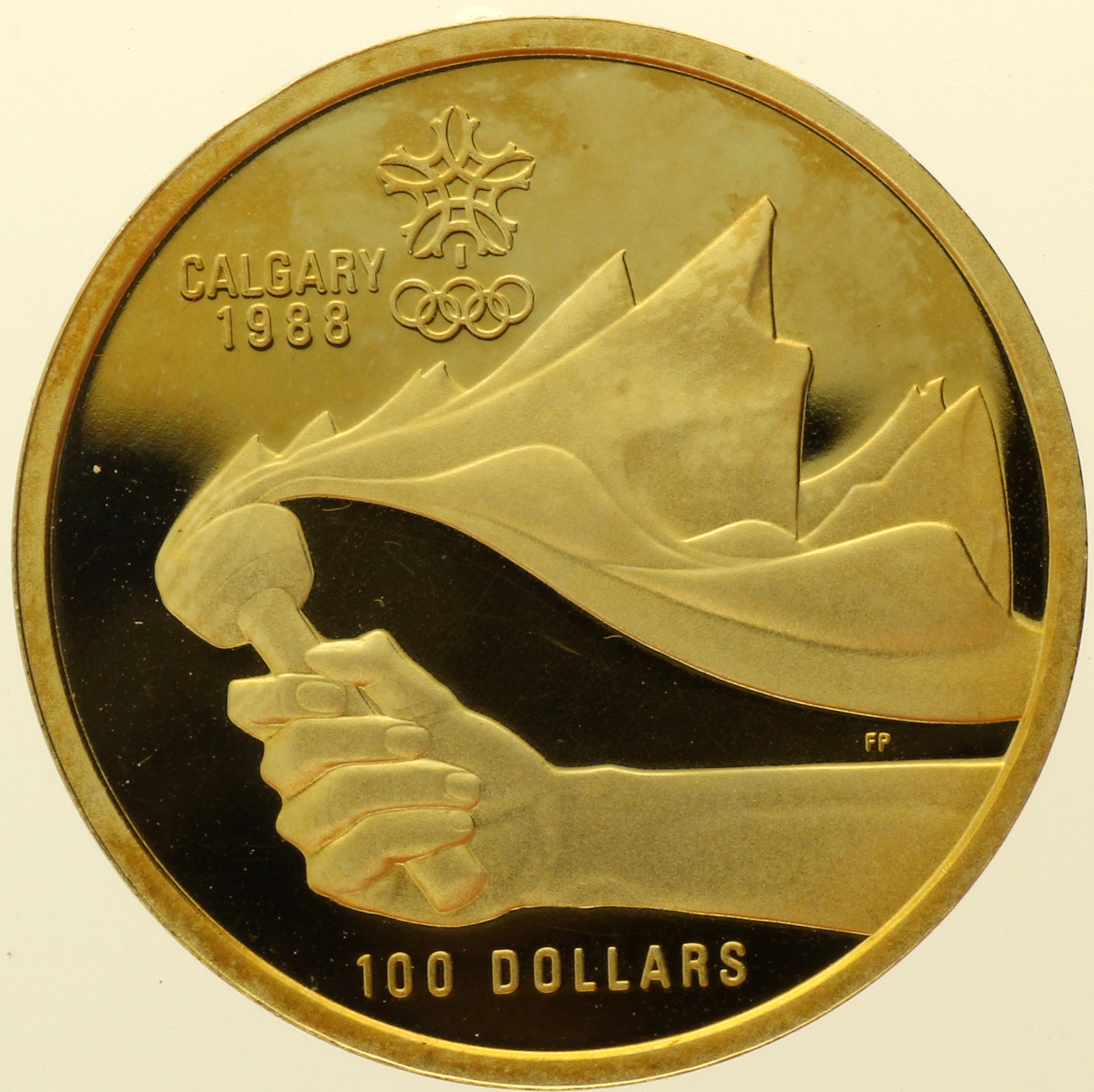 Canada - 100 dollars - 1987 - Olympic Games in Calgary
