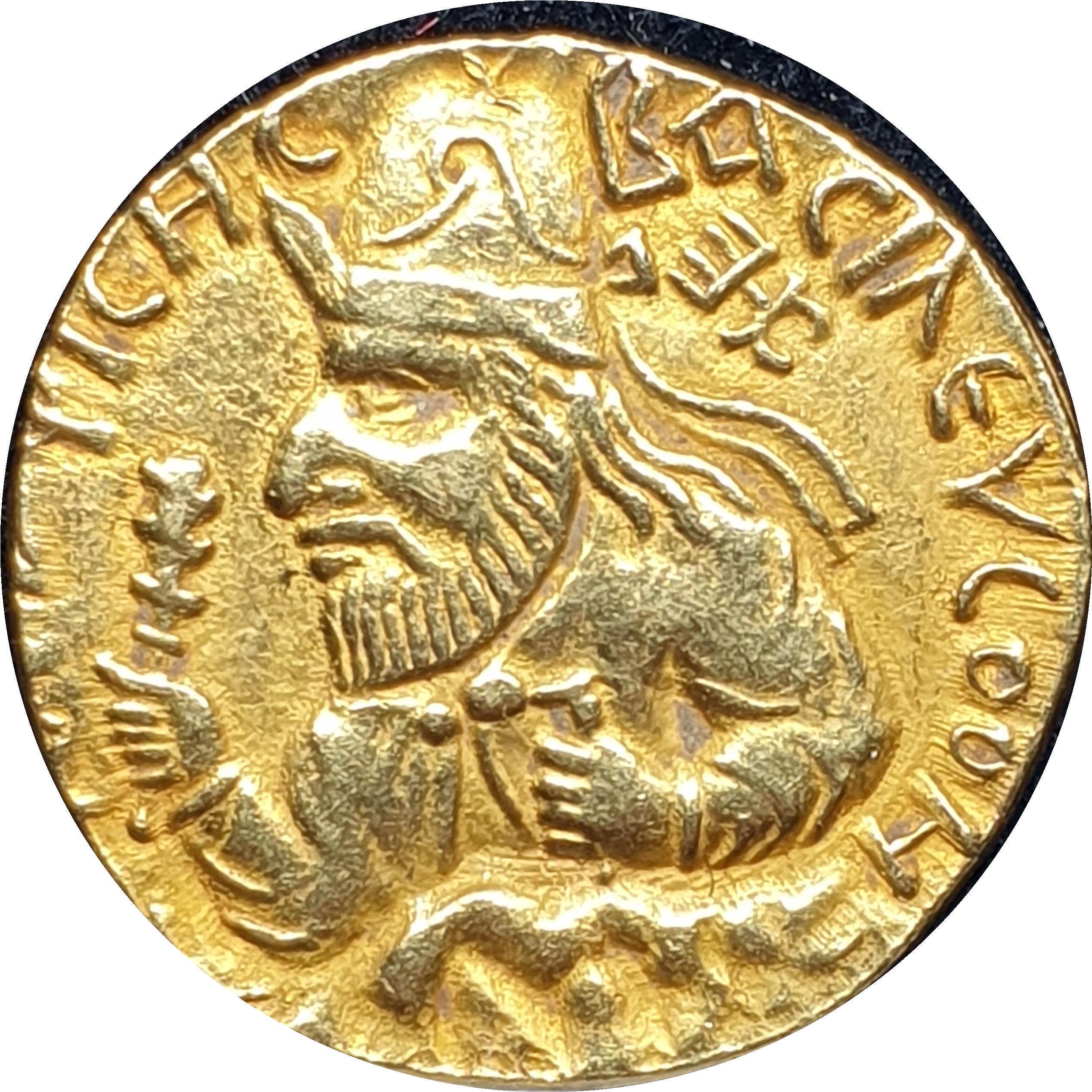 India - Kushan - Gold Dinar - 105-127 AD