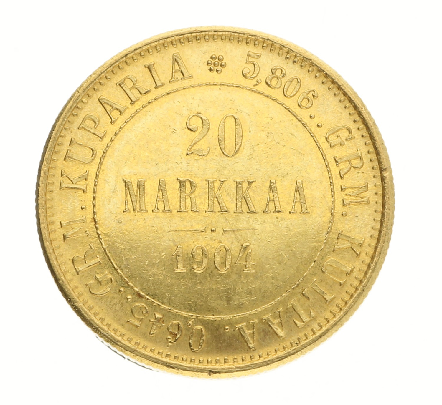 20 Markkaa - Finland - 1904