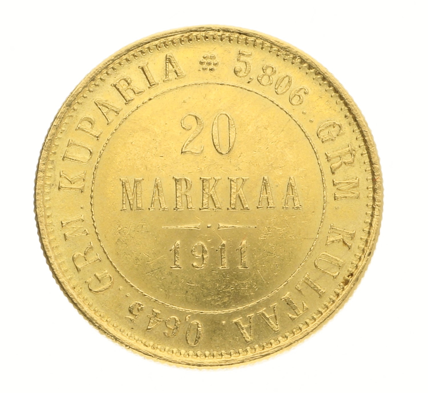 20 Markkaa - Finland - 1911