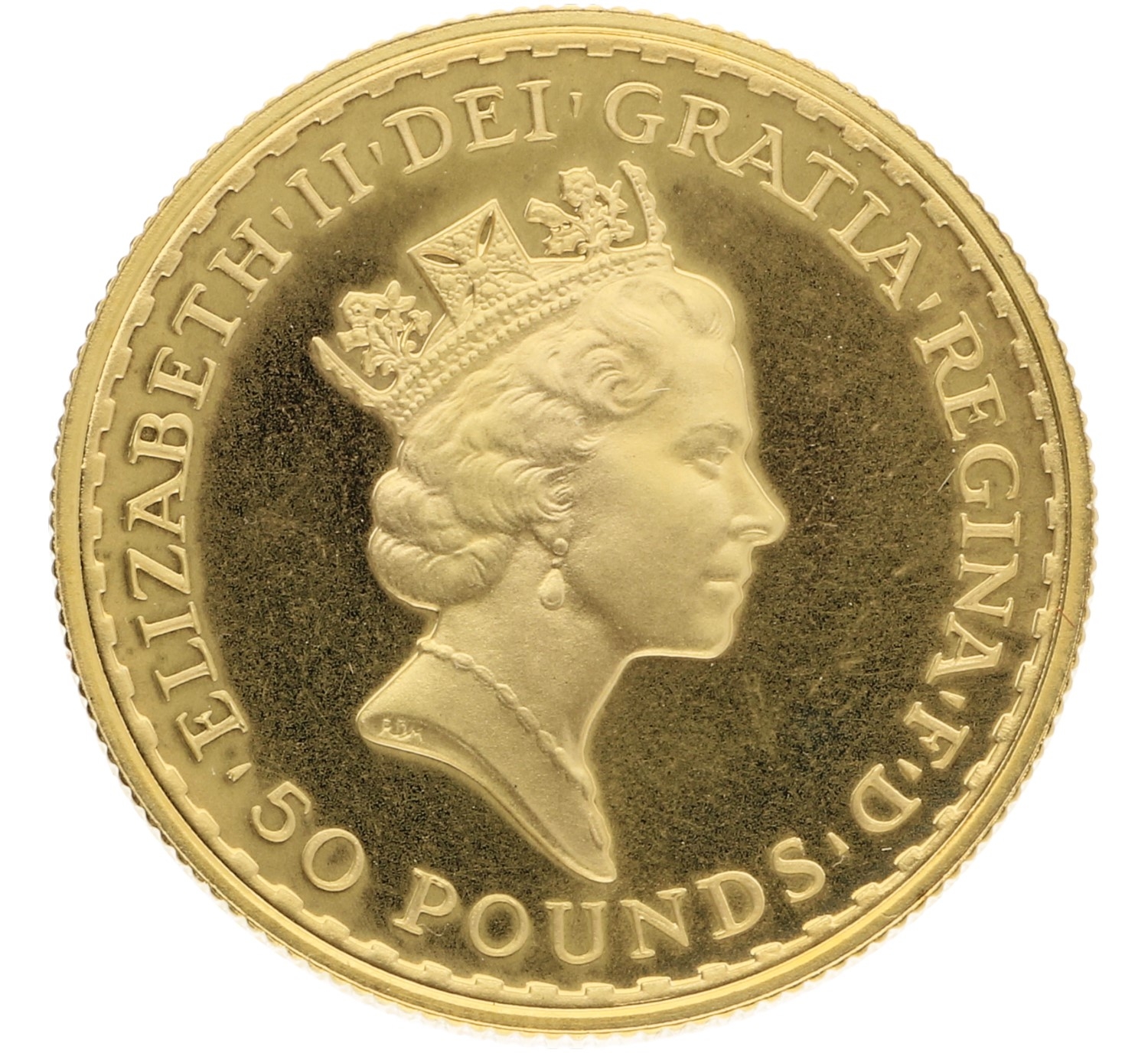 50 Pounds - Great Britain - 1988 - 1/2oz