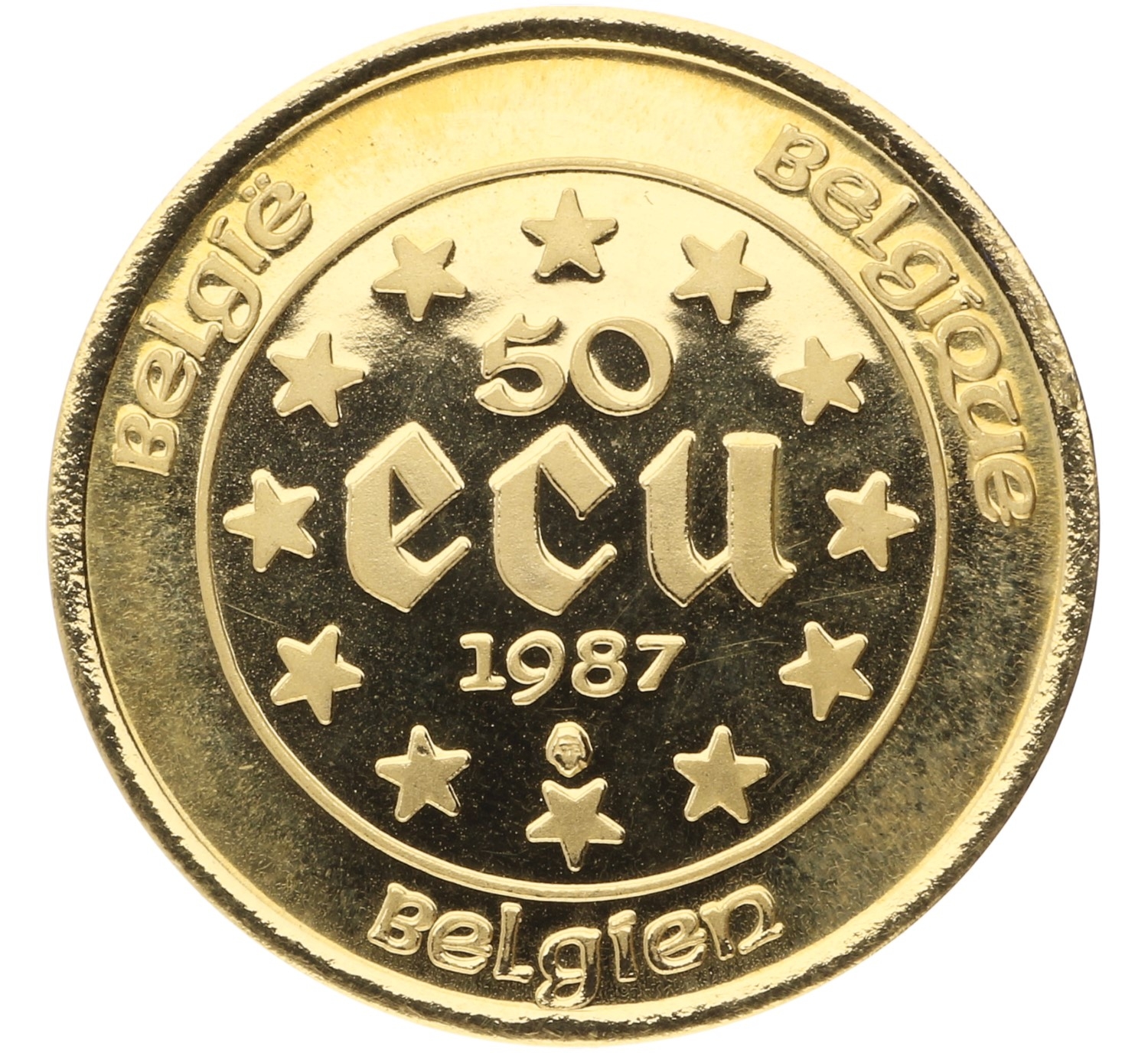 50 Ecu - Belgium - 1987