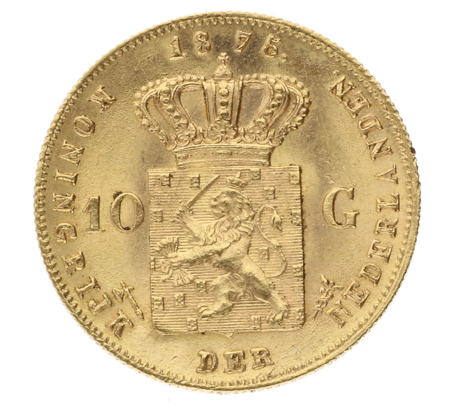 10 Gulden - Netherlands - 1875