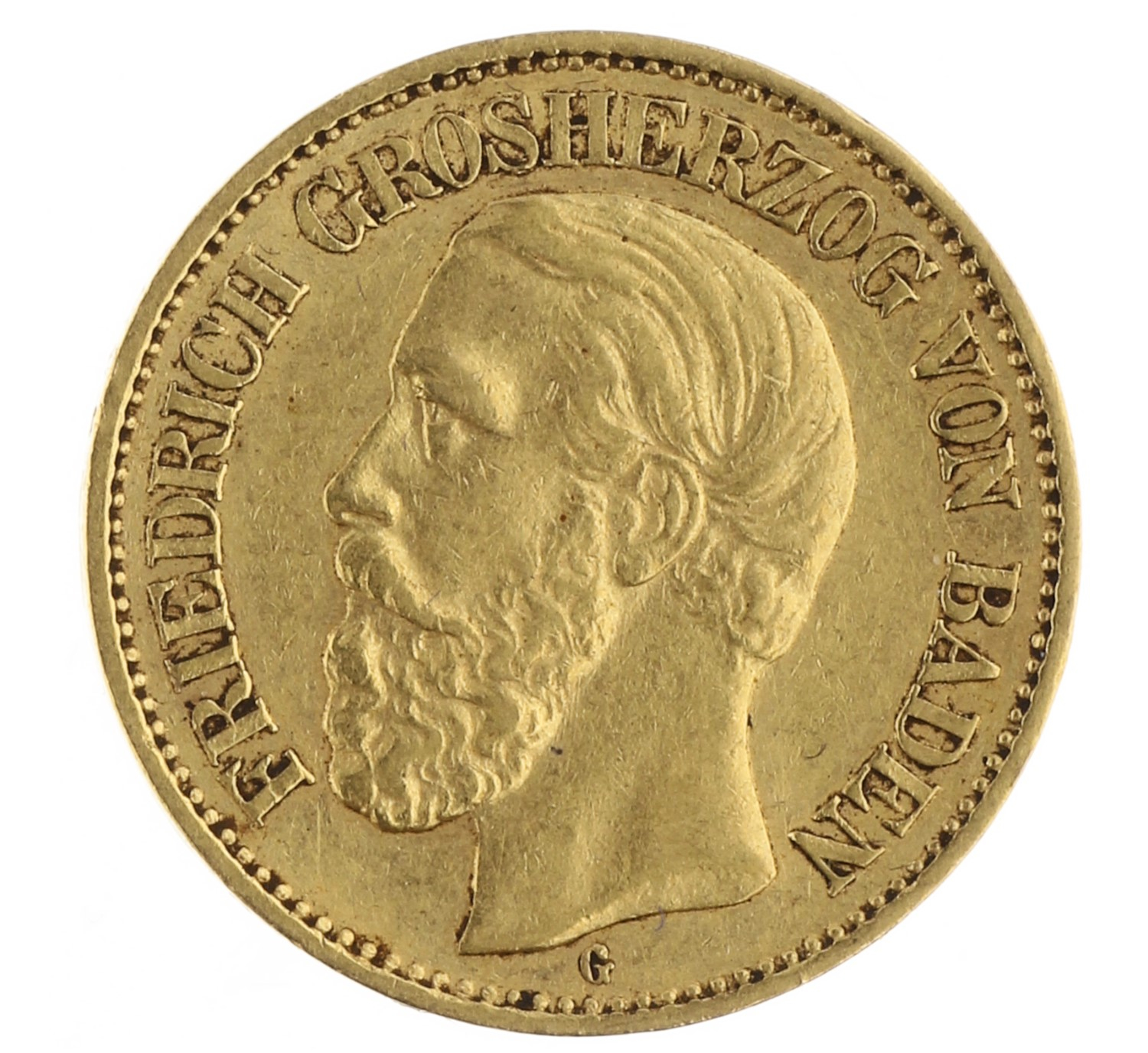 10 Mark - Germany (Baden) - 1876 G
