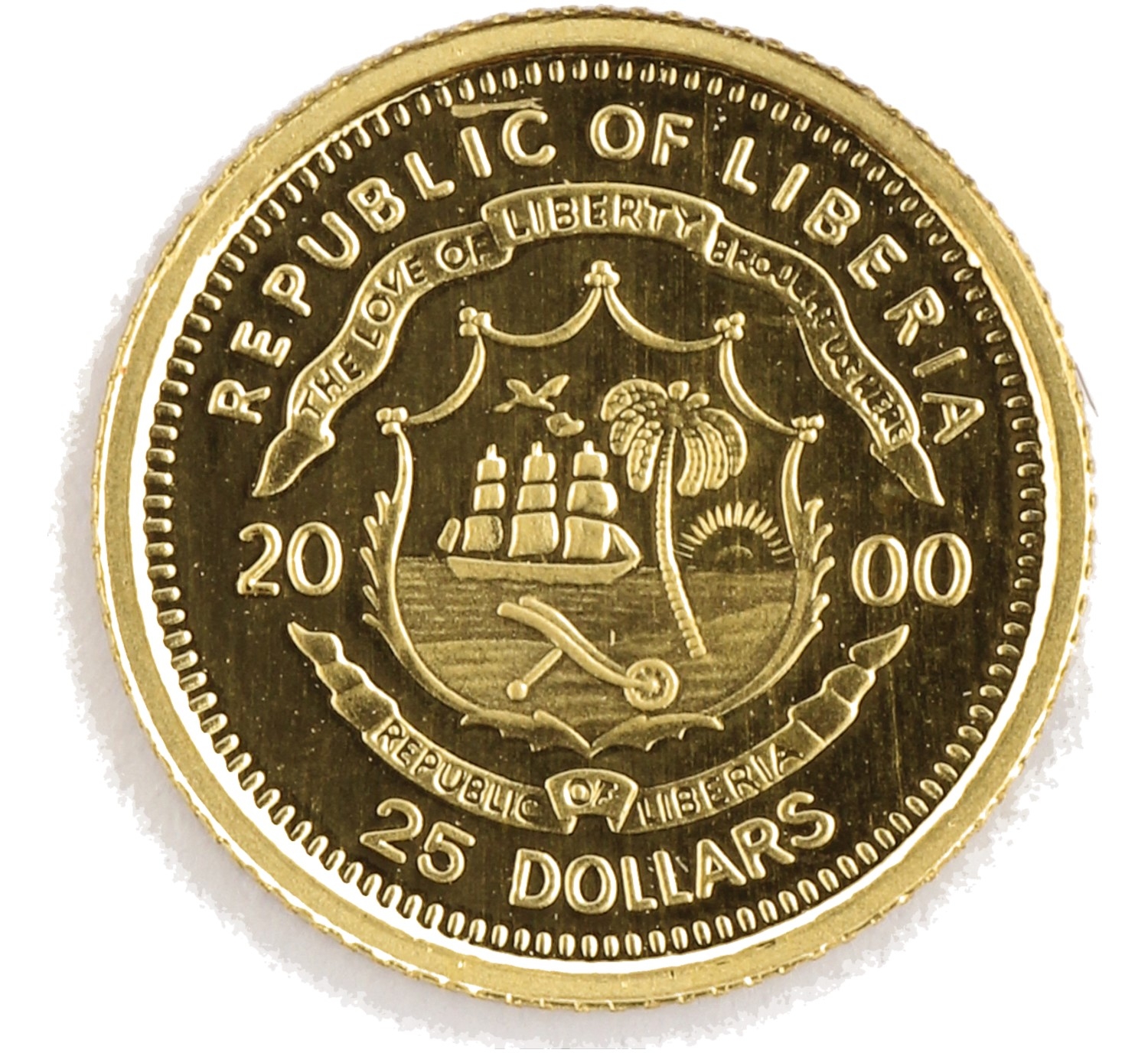 25 Dollars - Liberia - 2000