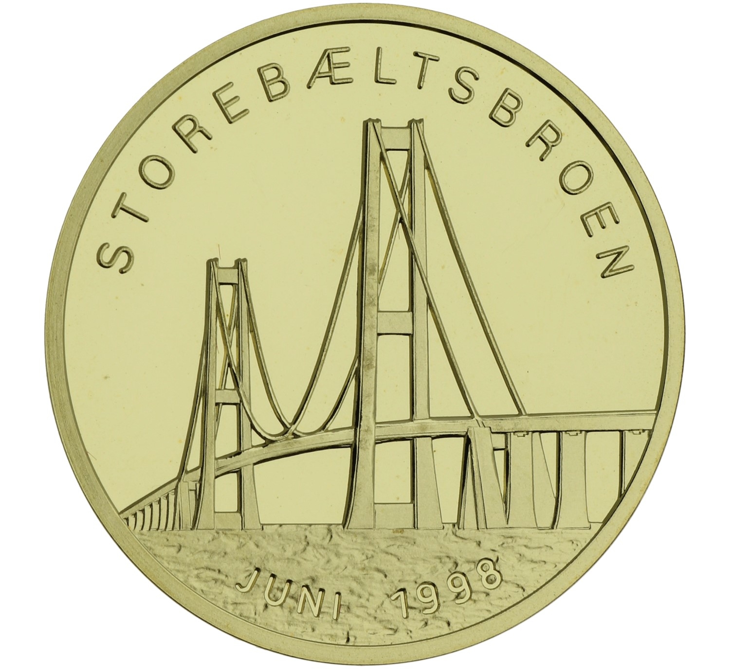 Medal (Great Belt Fixed Link) - Denmark - 1998