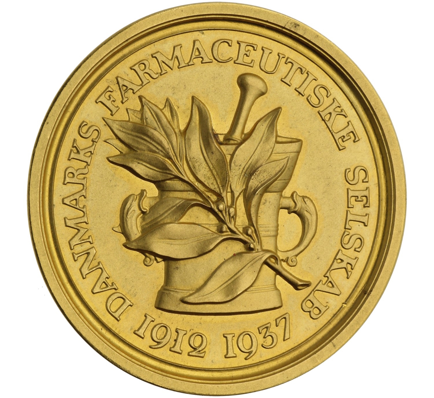 Medal (Danish Pharmaceutical Org., Helmer Kofod) - Denmark - 1977