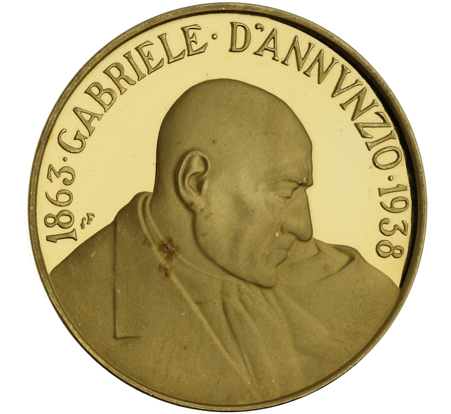 Medal (Gabriele D'Annunzio) - Italy - c. late 1960s