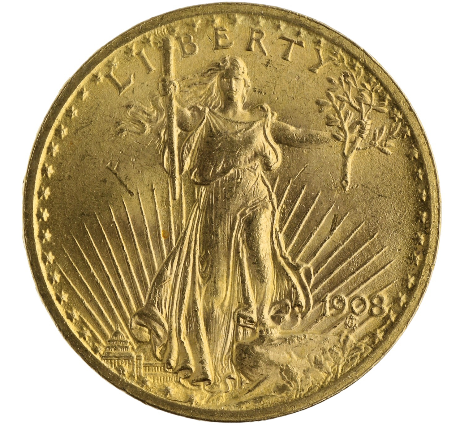 20 Dollars - USA - 1908 (No Motto)