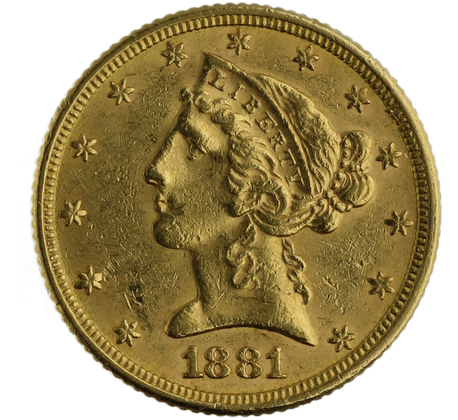 5 Dollars - USA - 1881