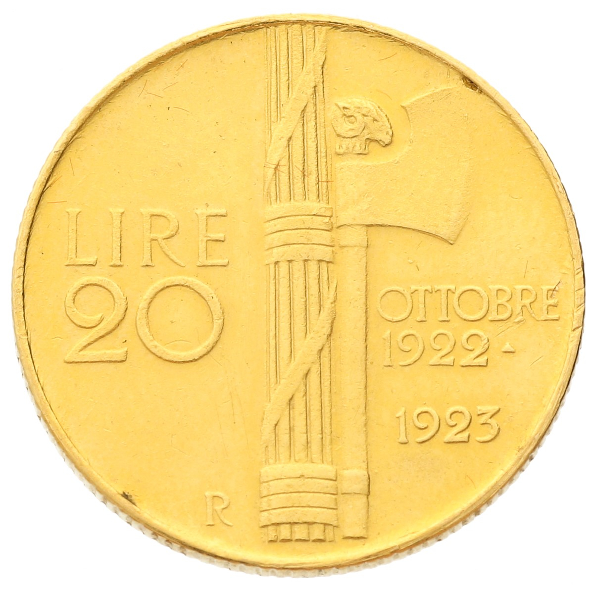 Italy - 20 lire - 1923 - Vittorio Emanuele III