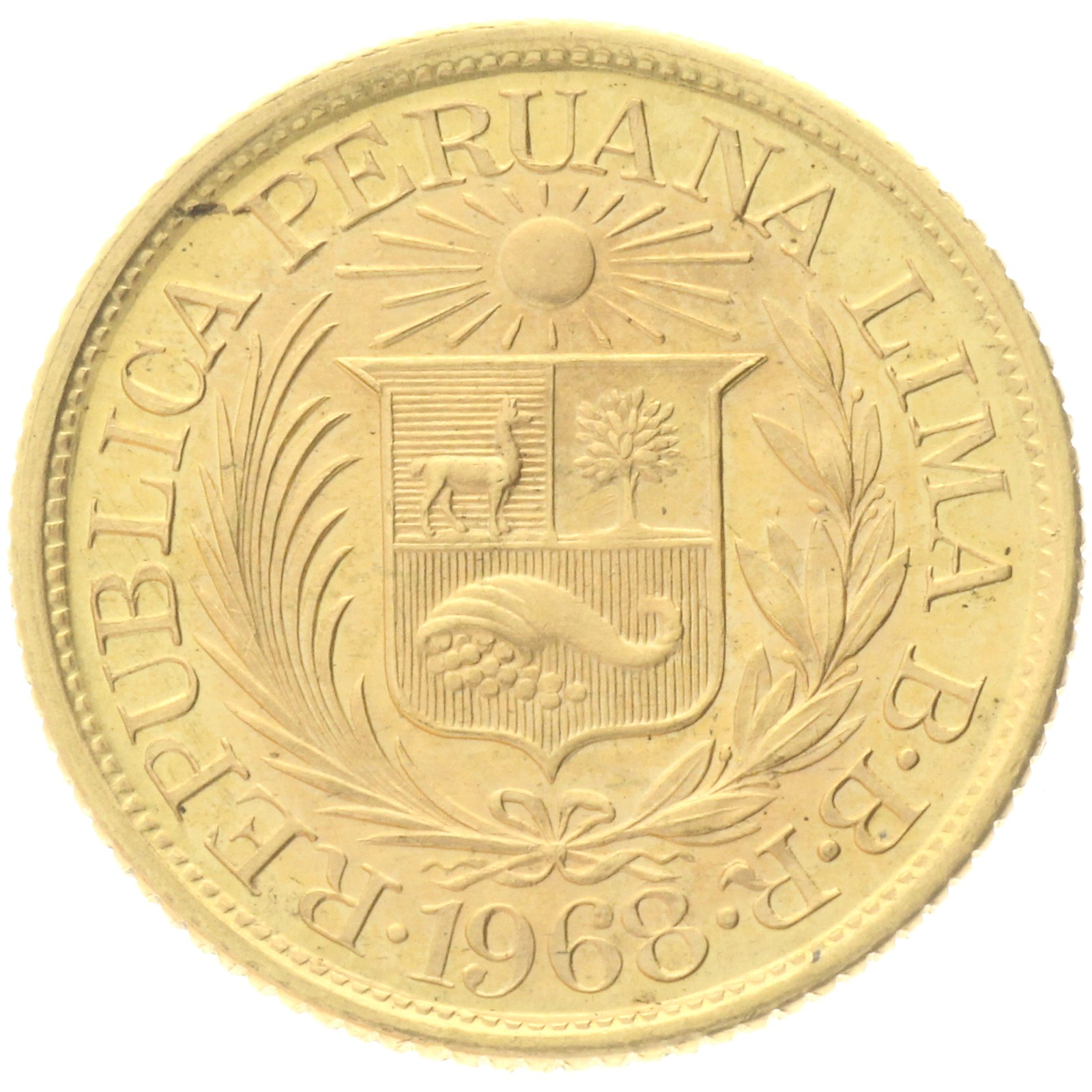 Peru - ½ Libra - 1968