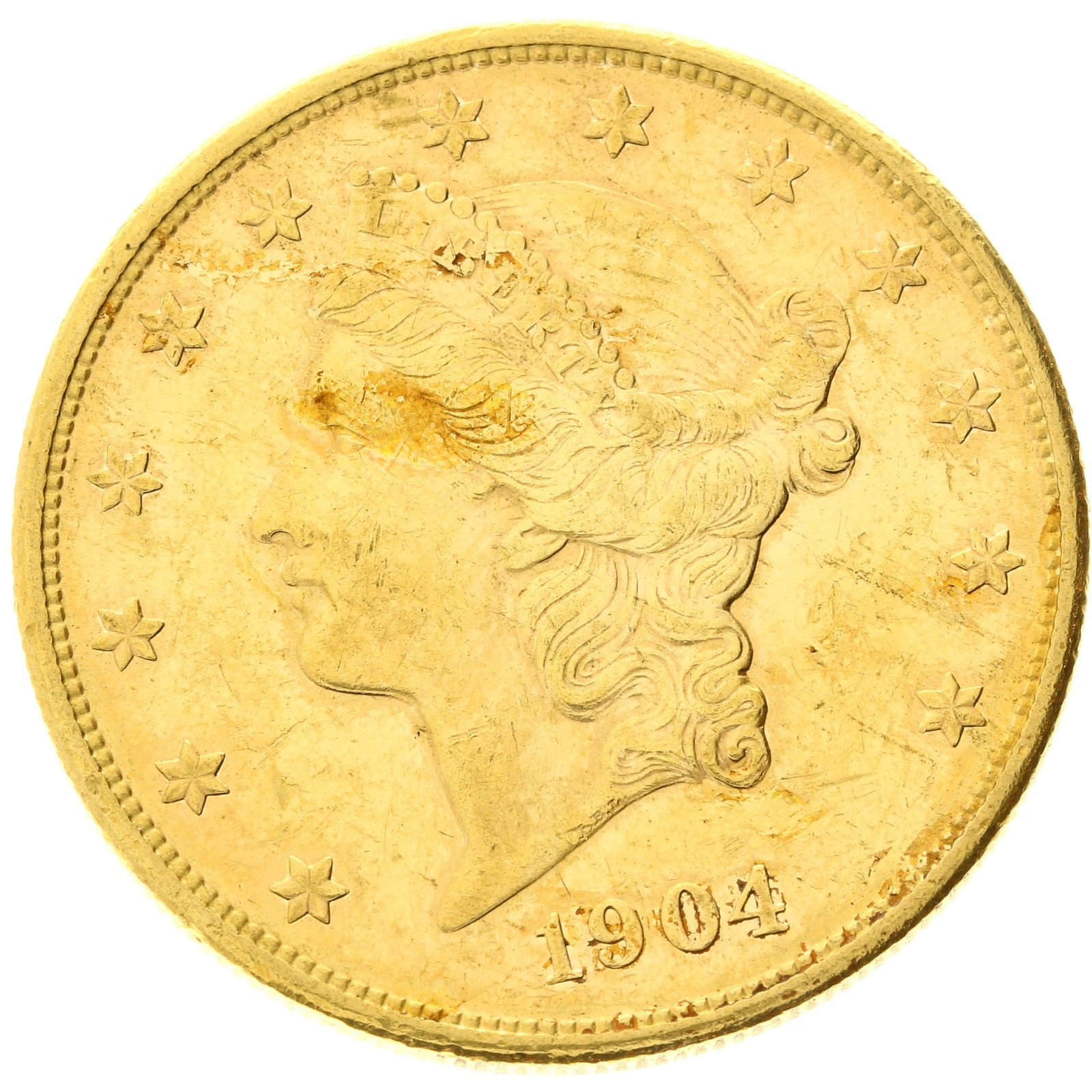 USA - 20 dollars - 1904 - S - Liberty Head 