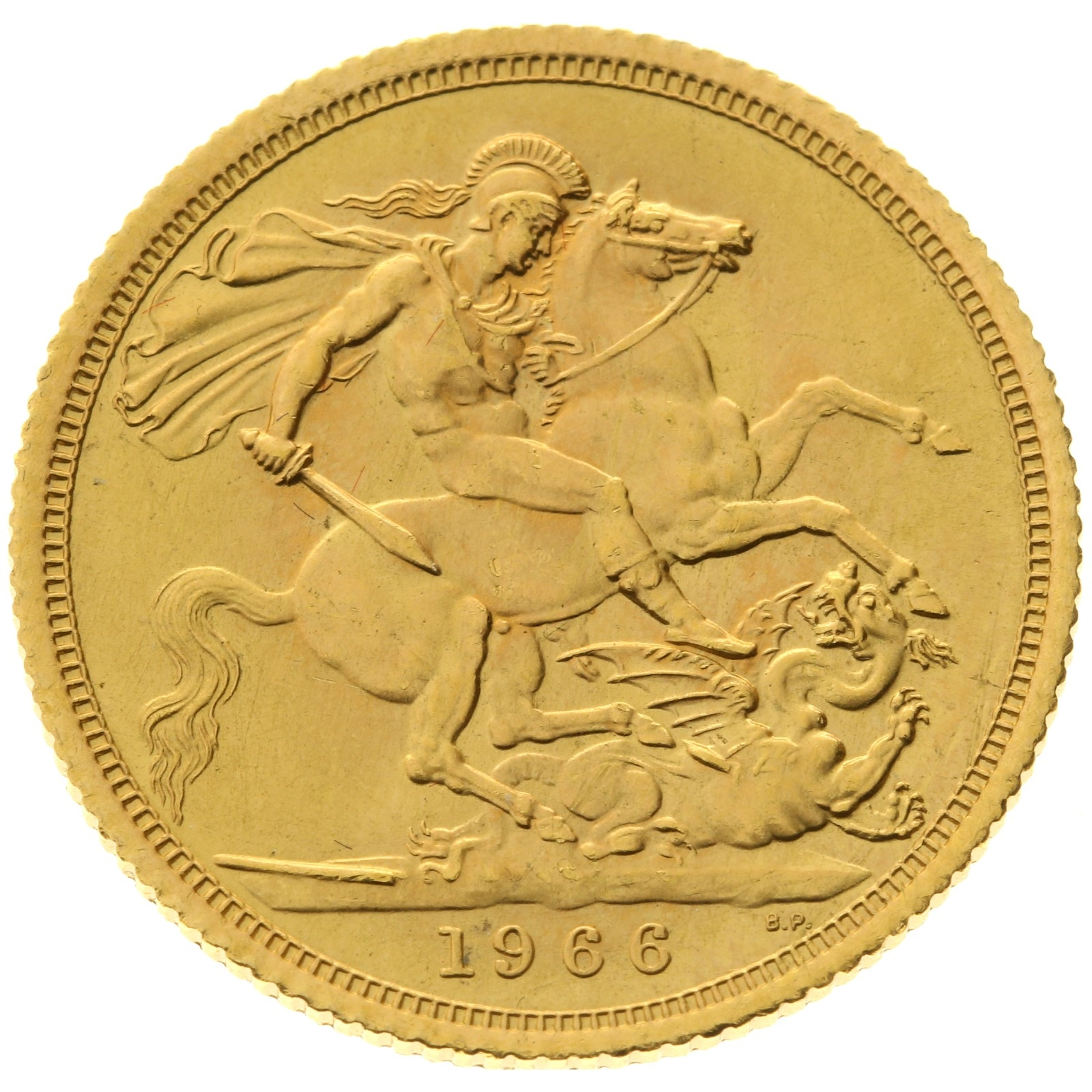 United Kingdom - 1 Sovereign - 1966 - Elizabeth II 