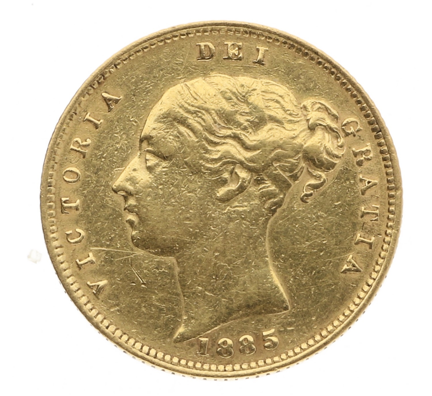 1/2 Sovereign  - Great Britain - 1885