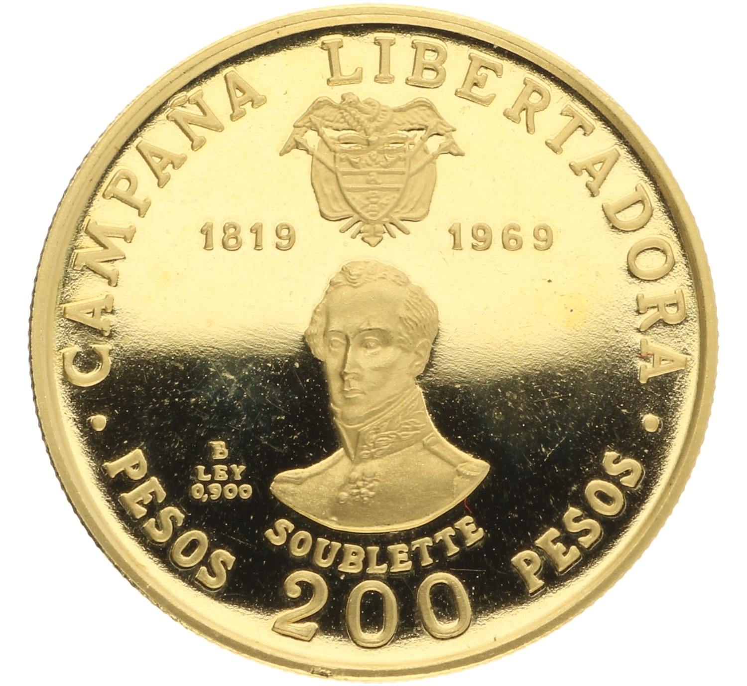 200 pesos - Colombia - 1996