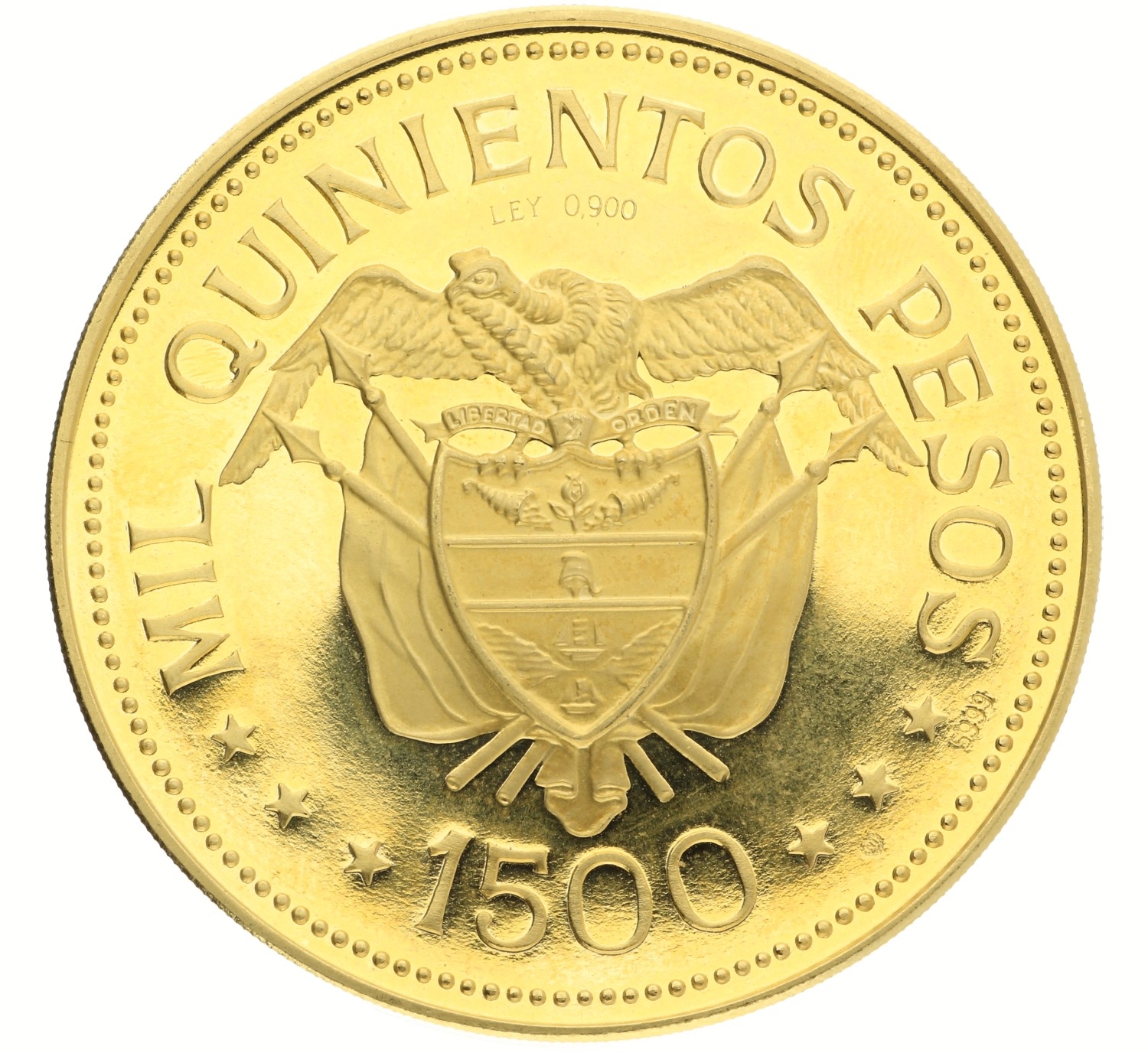 1.500 Pesos - Colombia - 1968