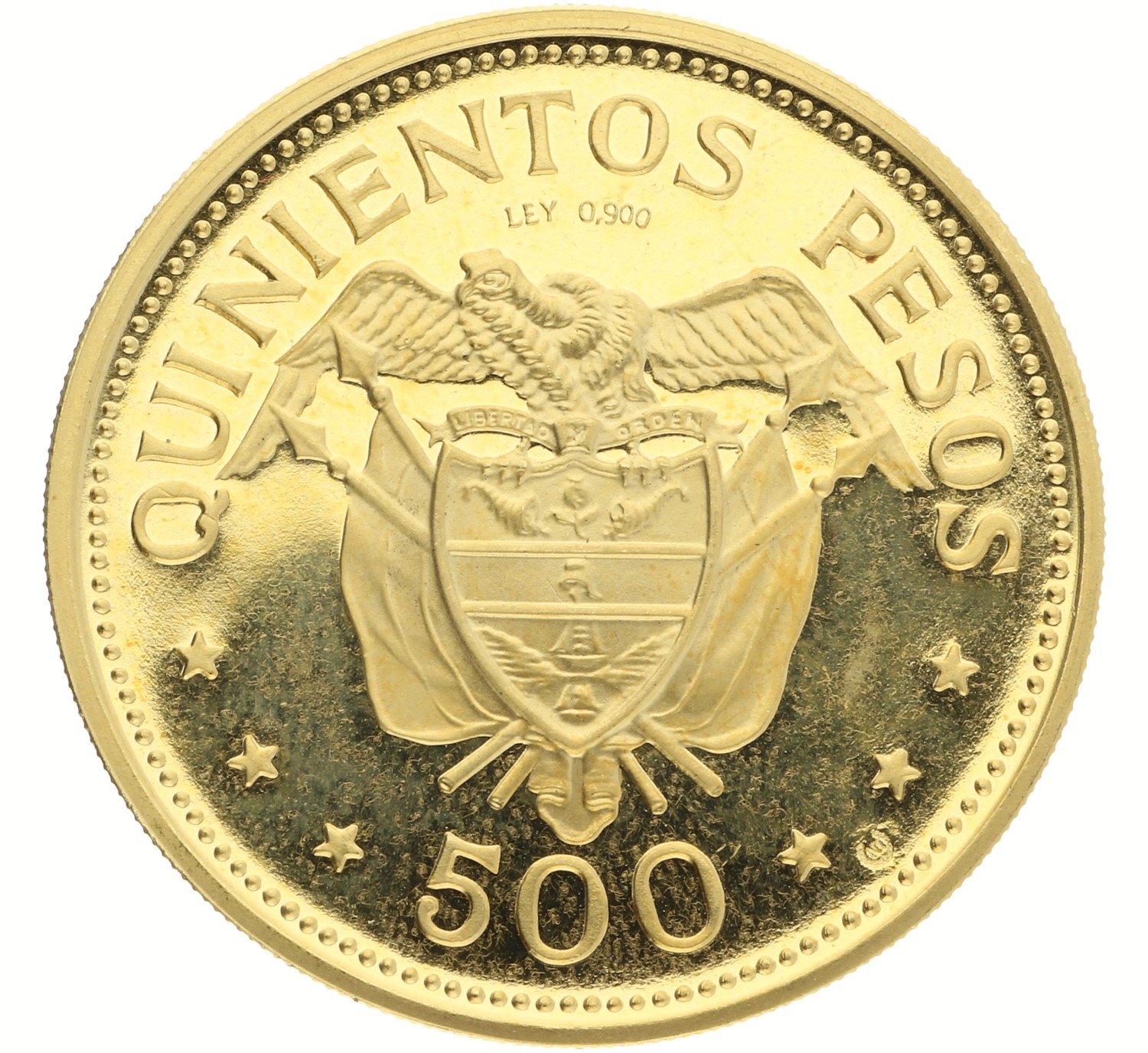 500 Pesos - Colombia - 1968