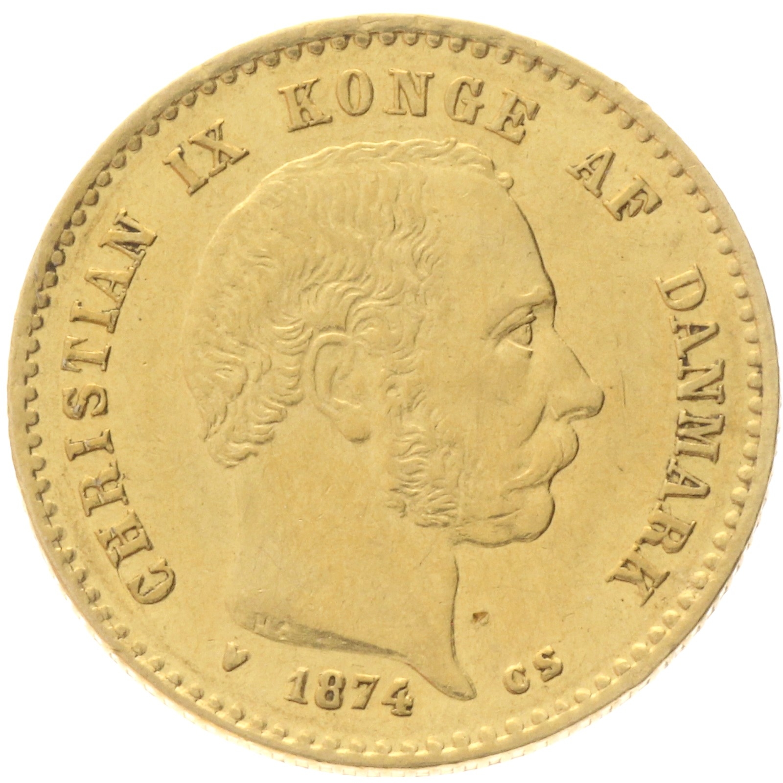 Denmark - 10 kroner - 1874 - Christian IX 