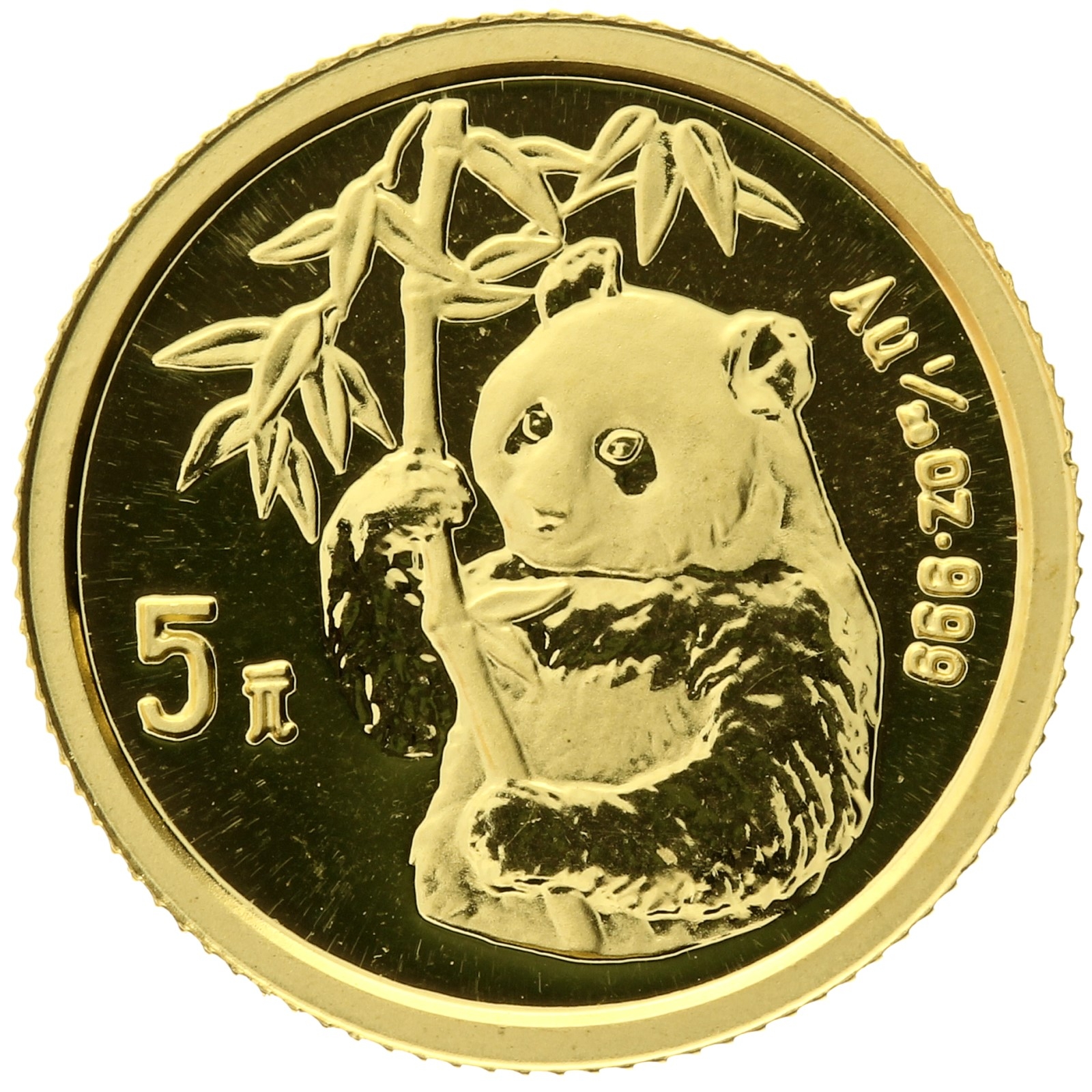 China - 5 yuan - 1995 - Panda - 1/20oz