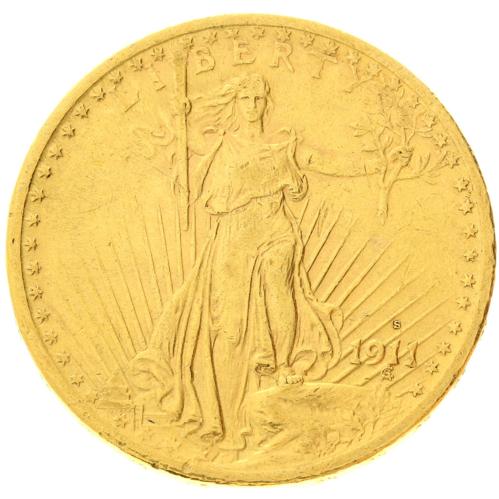 USA - 20 Dollars - 1911 - S - Saint-Gaudens 