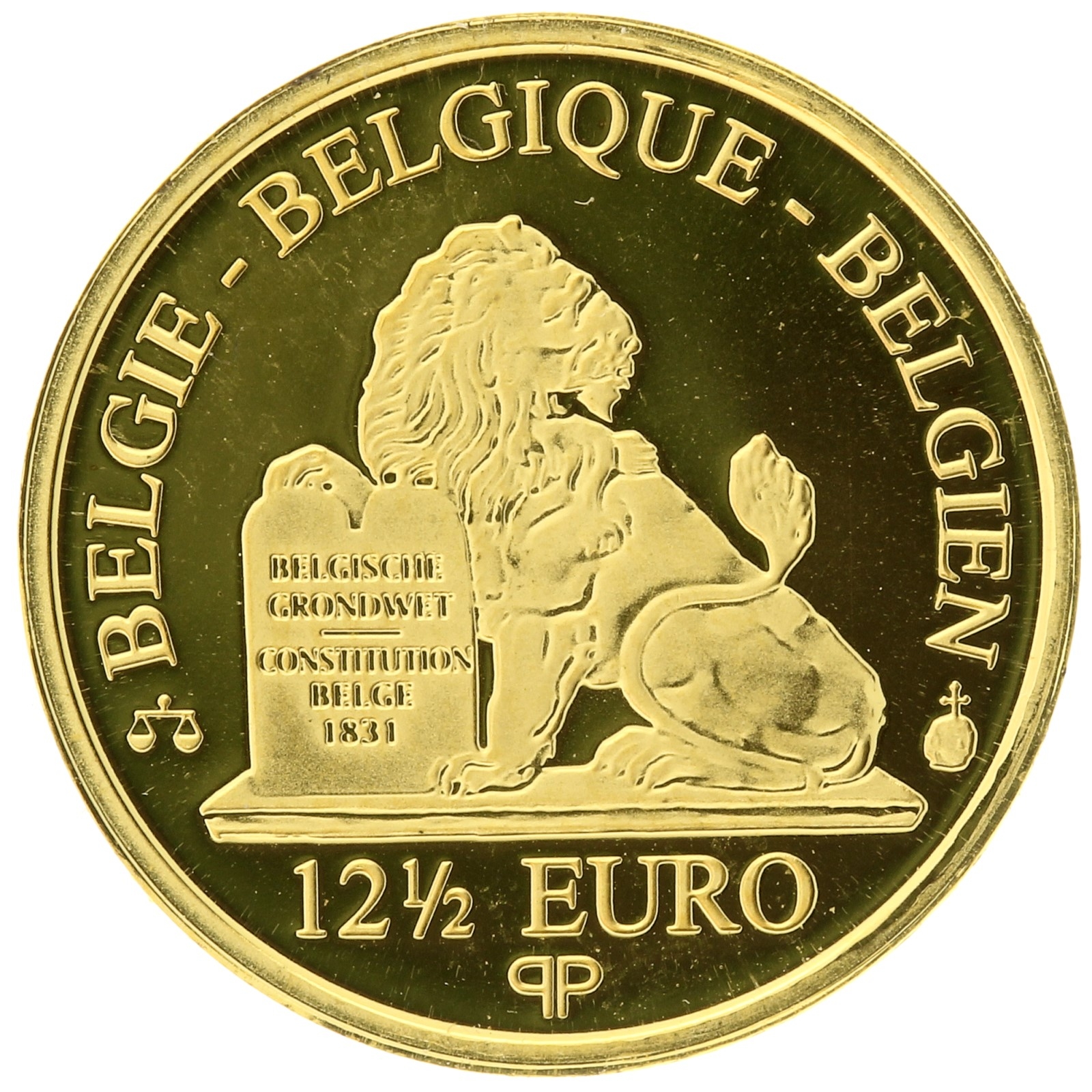 Belgium - 12.5 euro - 2006 - 175 Anniversary of Constitution - 1/25oz