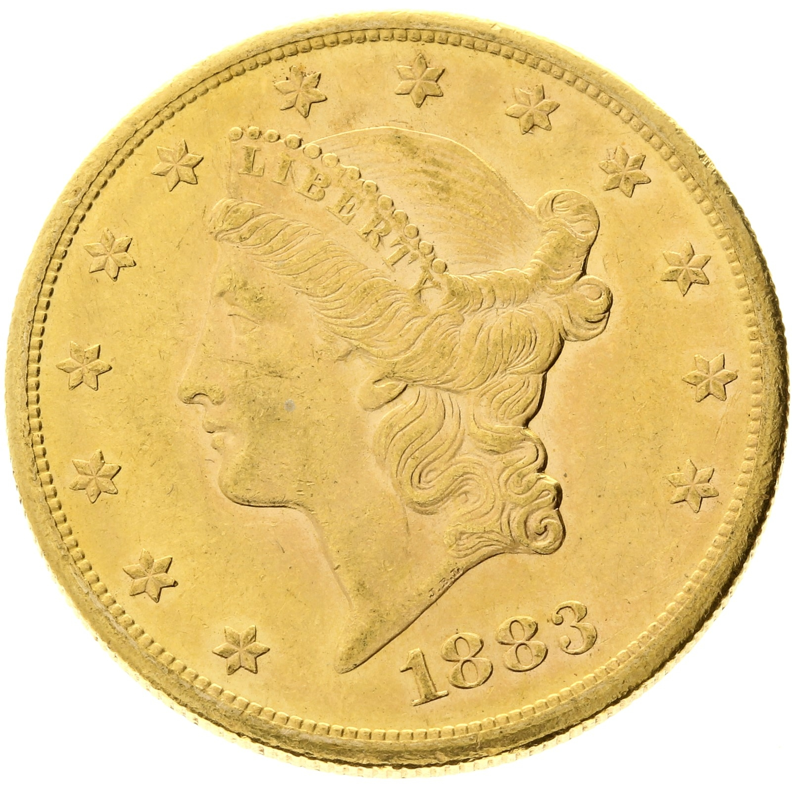 USA - 20 dollars - 1883 - S - Liberty Head