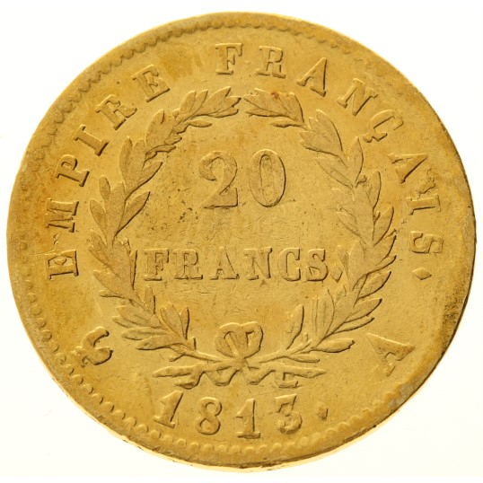 France - 20 Francs - 1813 - A -Napoléon I