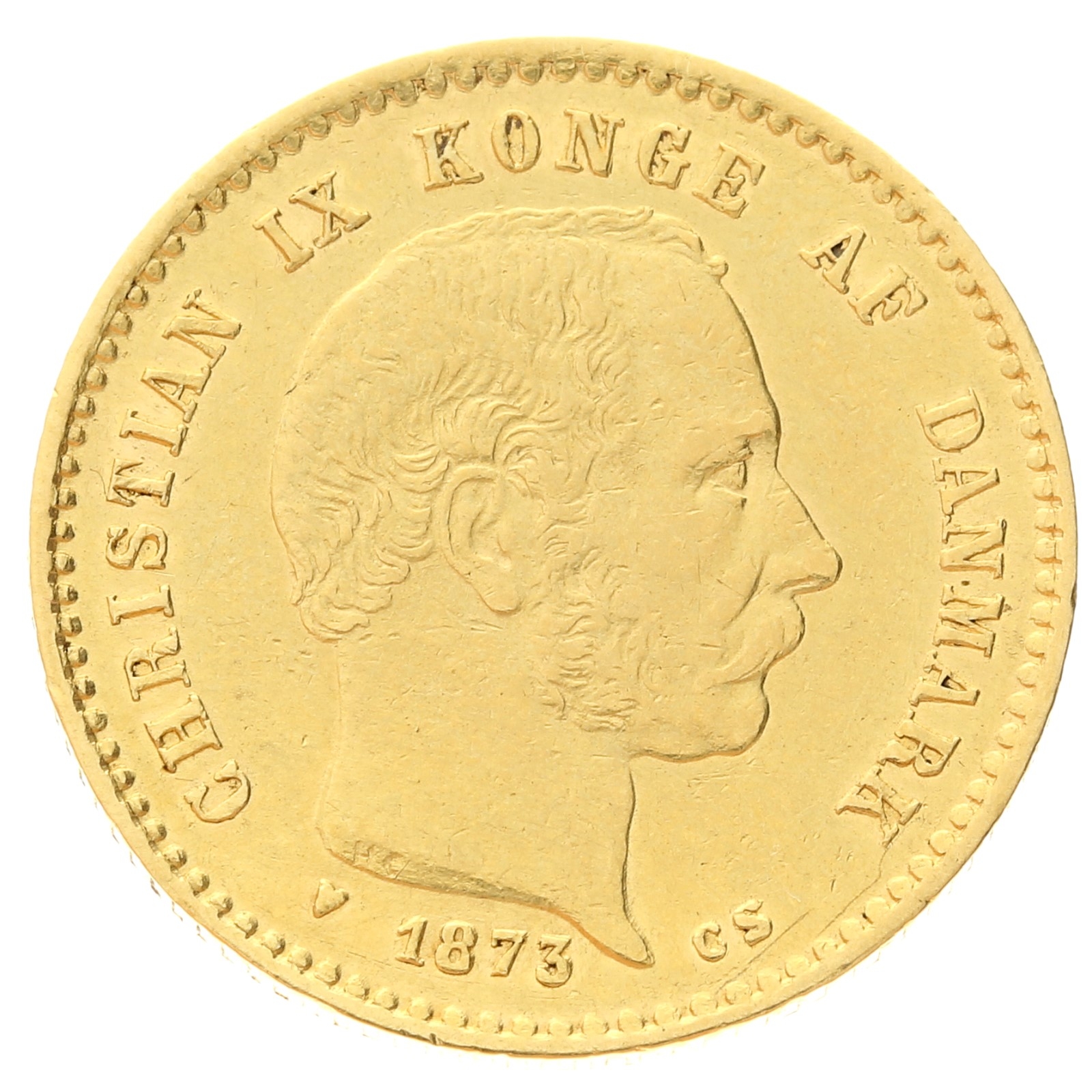 Denmark - 10 kroner - 1873 - Christian IX 